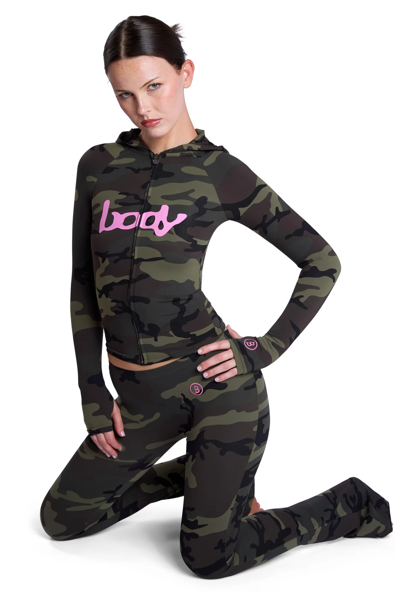 BASICS ULTRA LOW-RISE LEGGINGS 2.0 (CAMO/PINK)