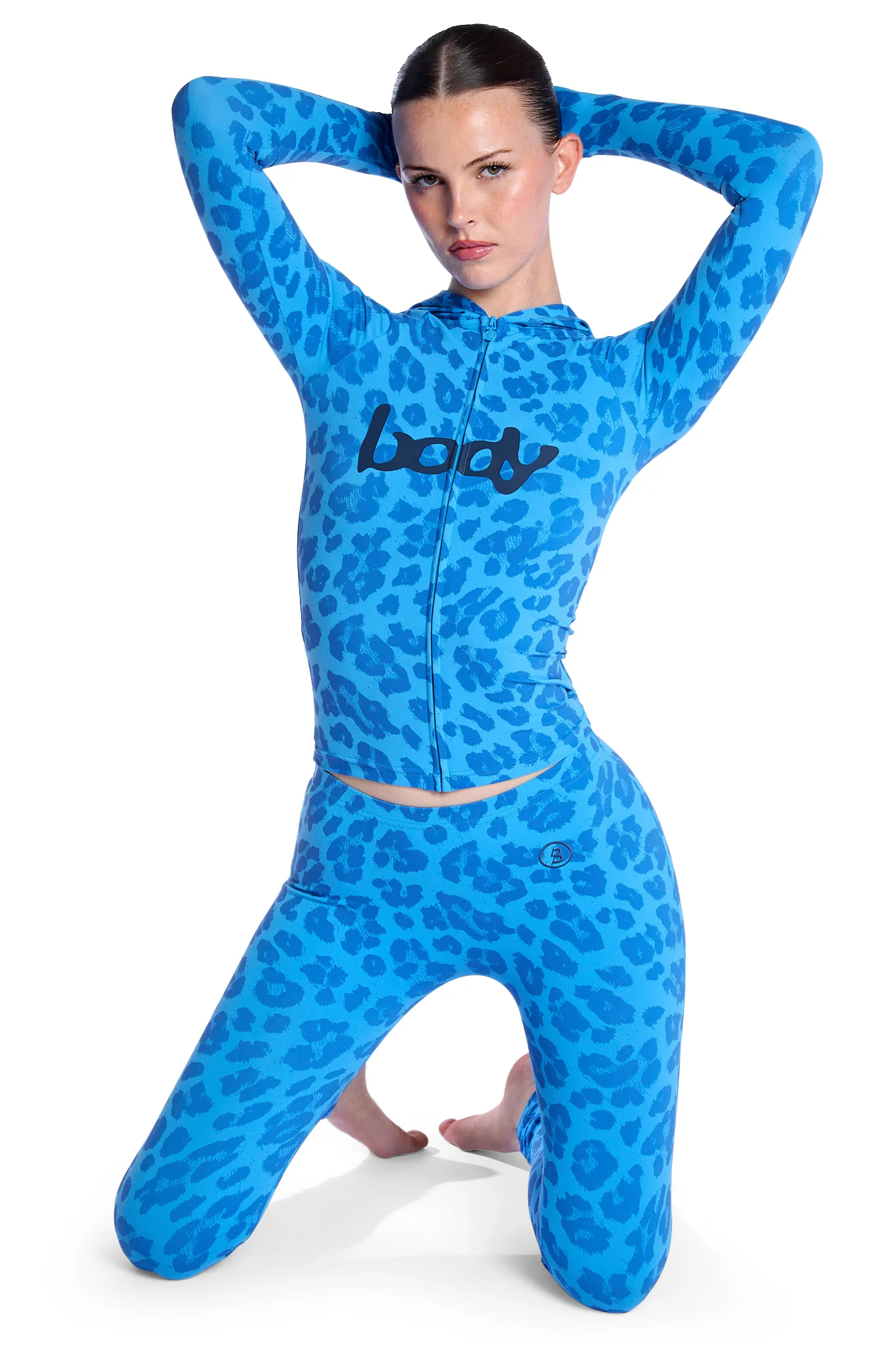 BASICS ULTRA LOW-RISE LEGGINGS 2.0 (ELECTRIC BLUE/BLACK)