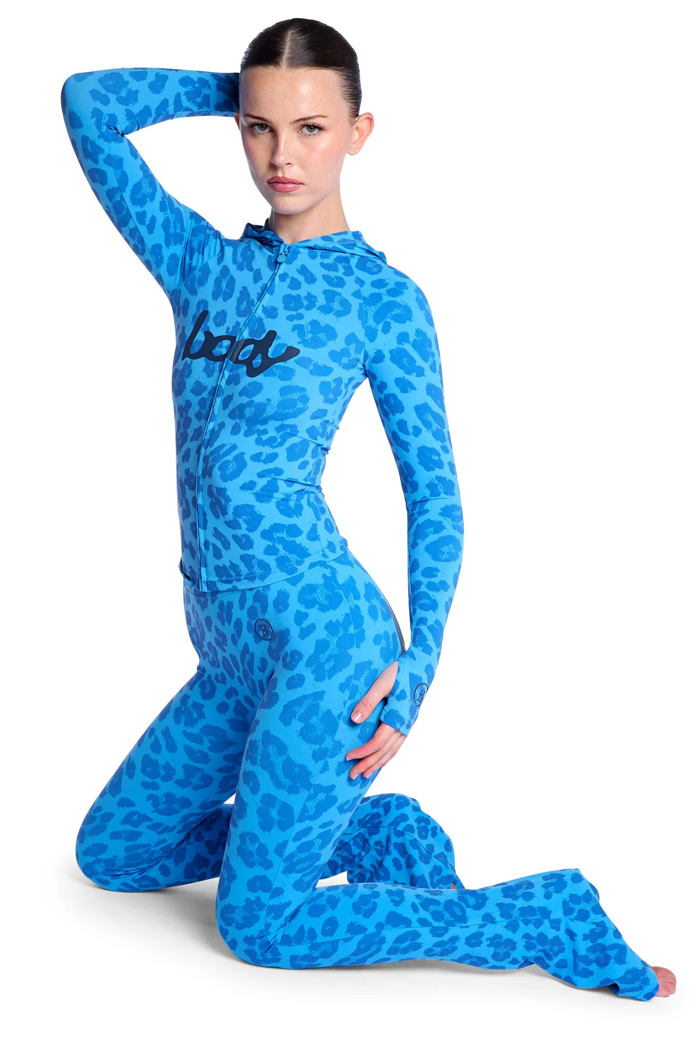 BASICS ULTRA LOW-RISE LEGGINGS 2.0 (ELECTRIC BLUE/BLACK)