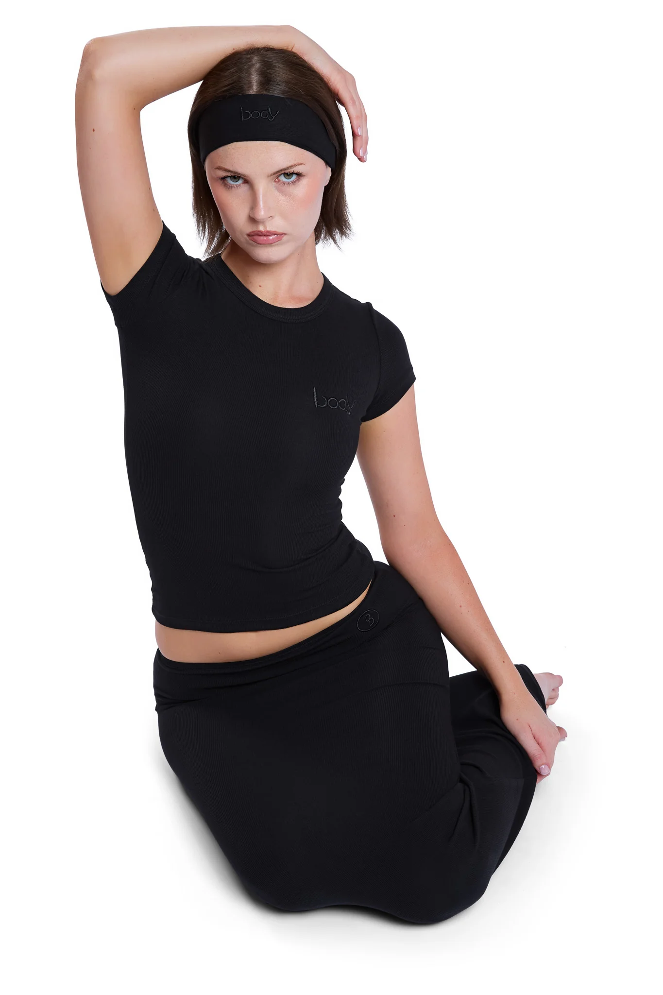 RIBBED HEADBAND ESSENTIAL (BLACK)