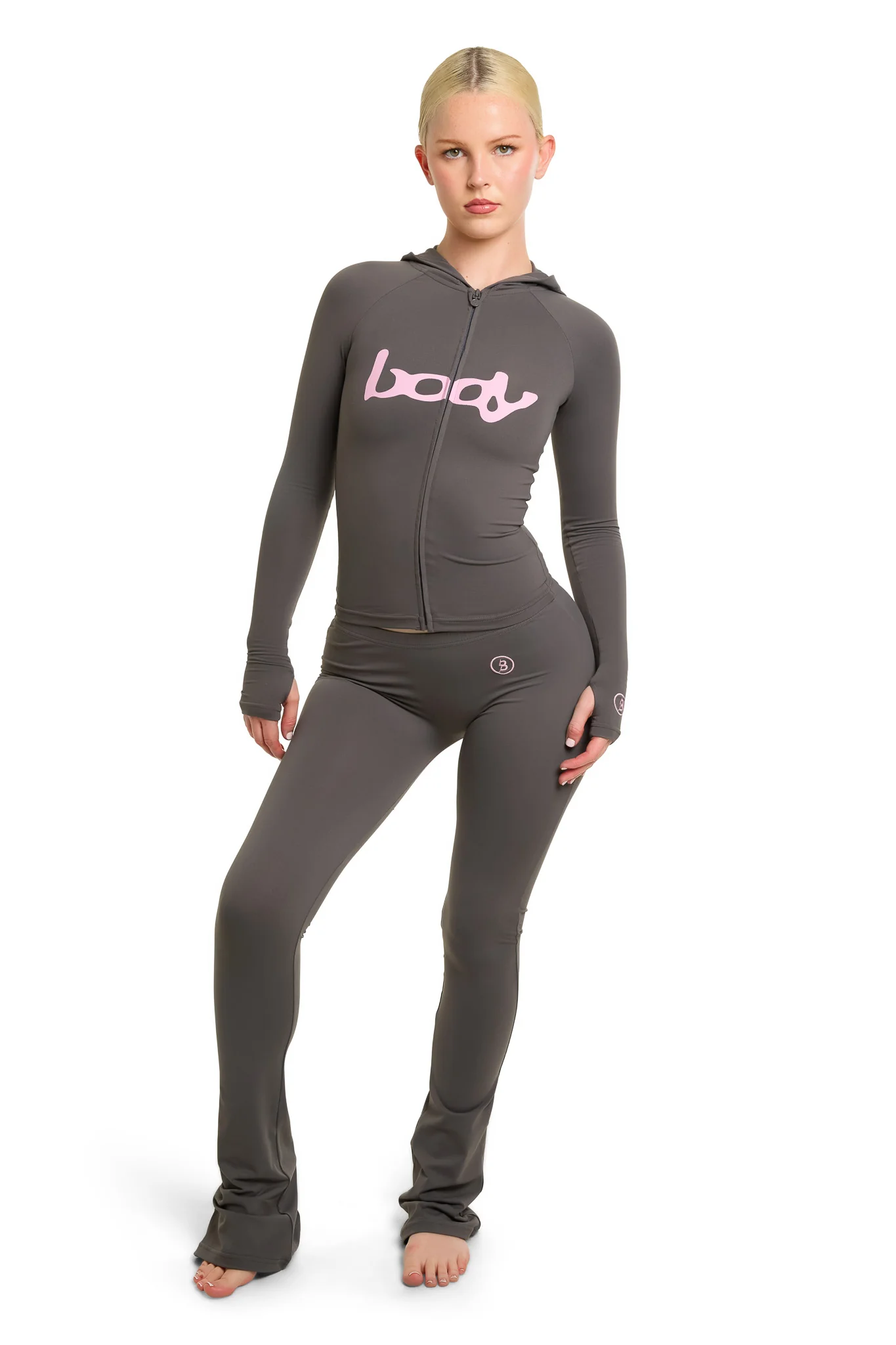 BASICS ULTRA LOW-RISE LEGGINGS 2.0 (GREY/LILAC)