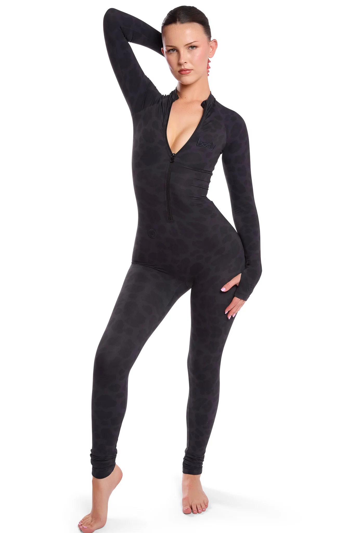 BASICS JUMPSUIT (DARK GIRAFFE)