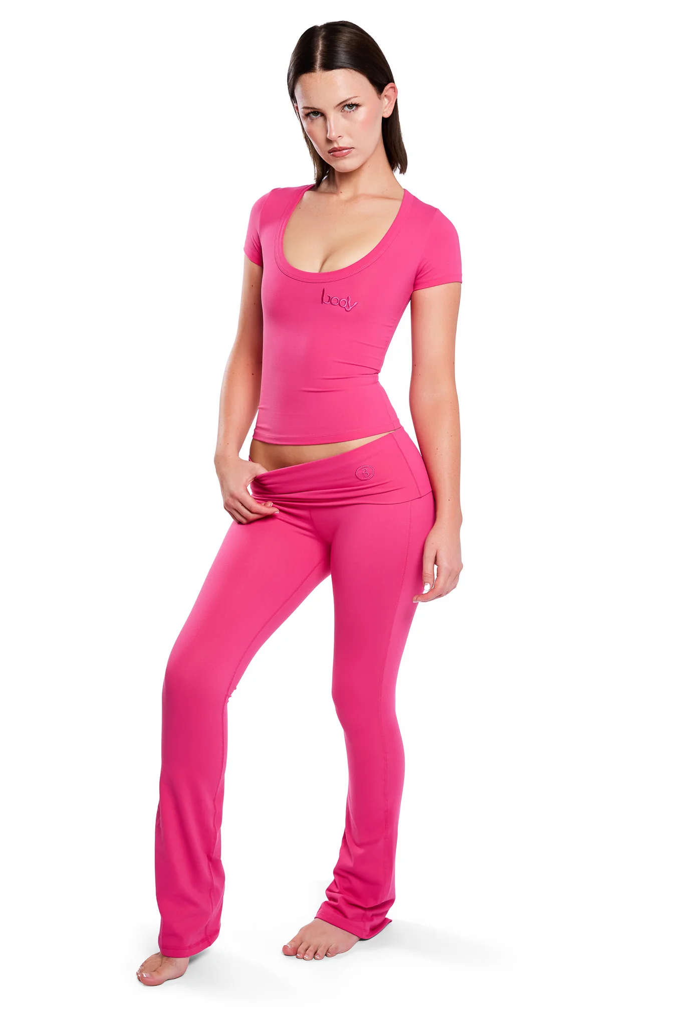 YOGA PANTS (PRETTY PINK)