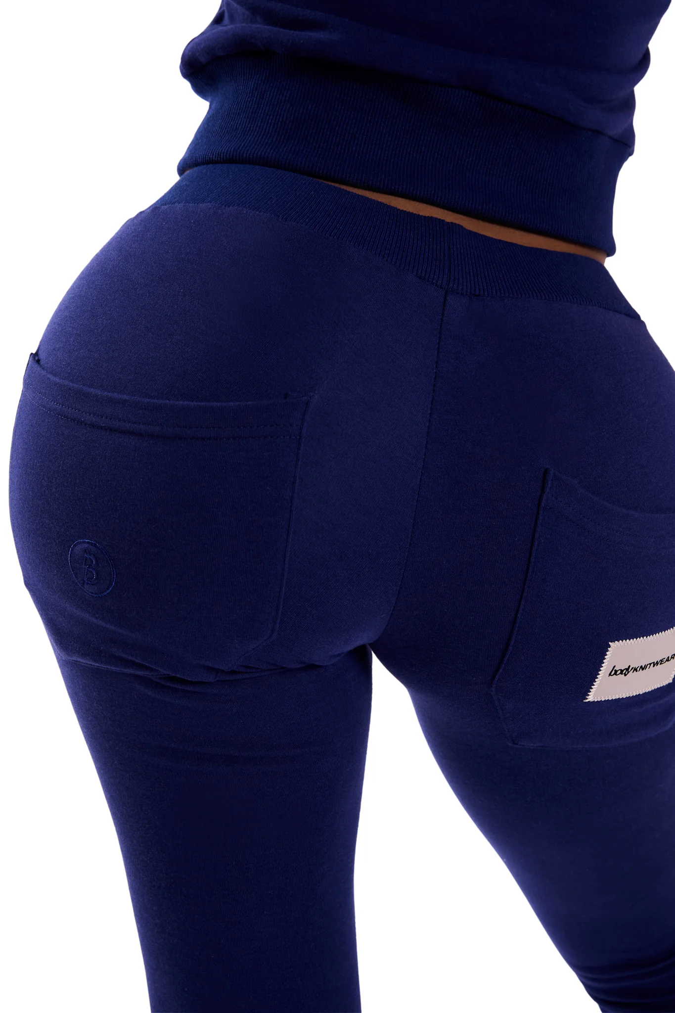 BODY KNITWEAR PANTS (NAVY)
