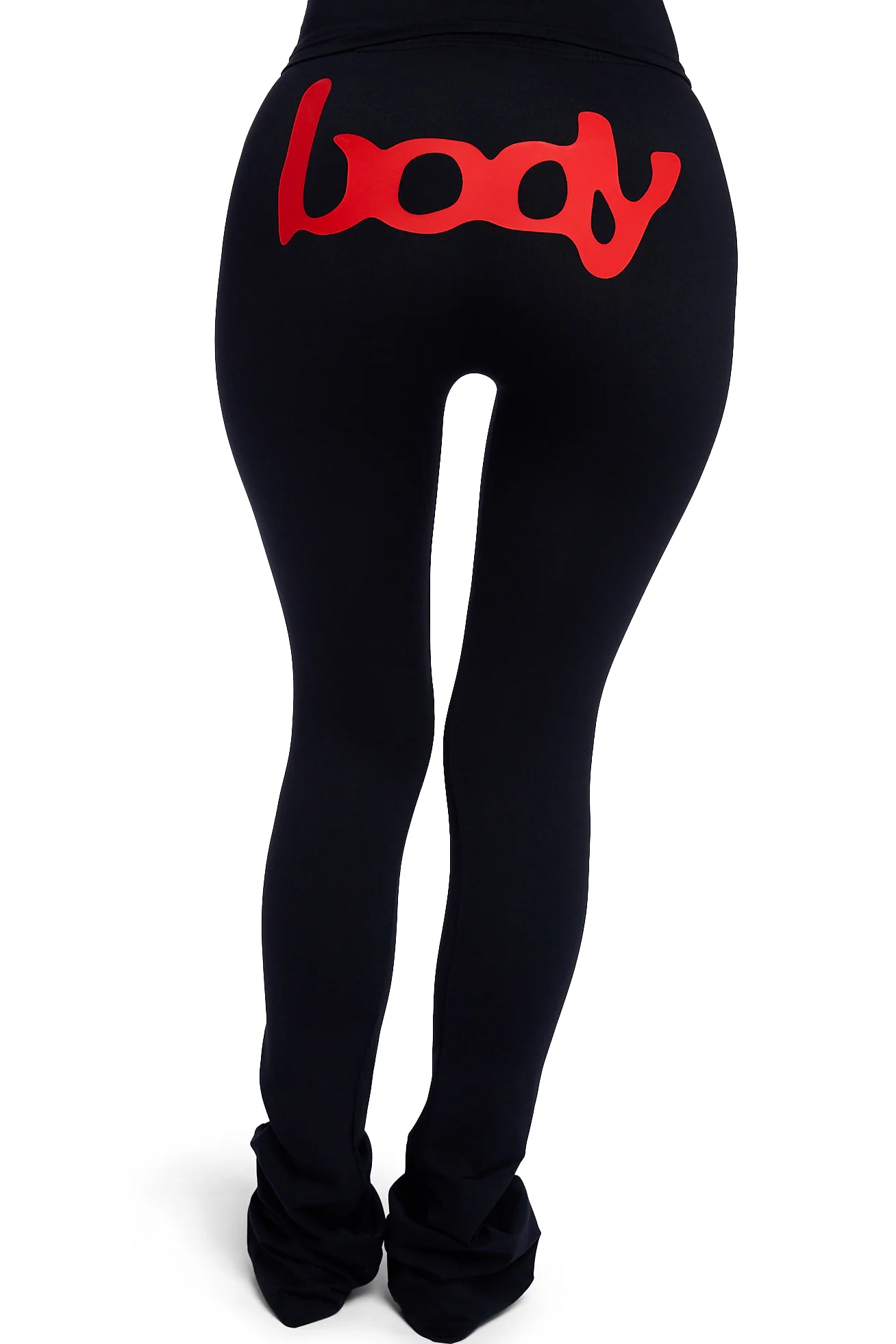 BASICS ULTRA LOW-RISE LEGGINGS 2.0 (BLACK/RED)