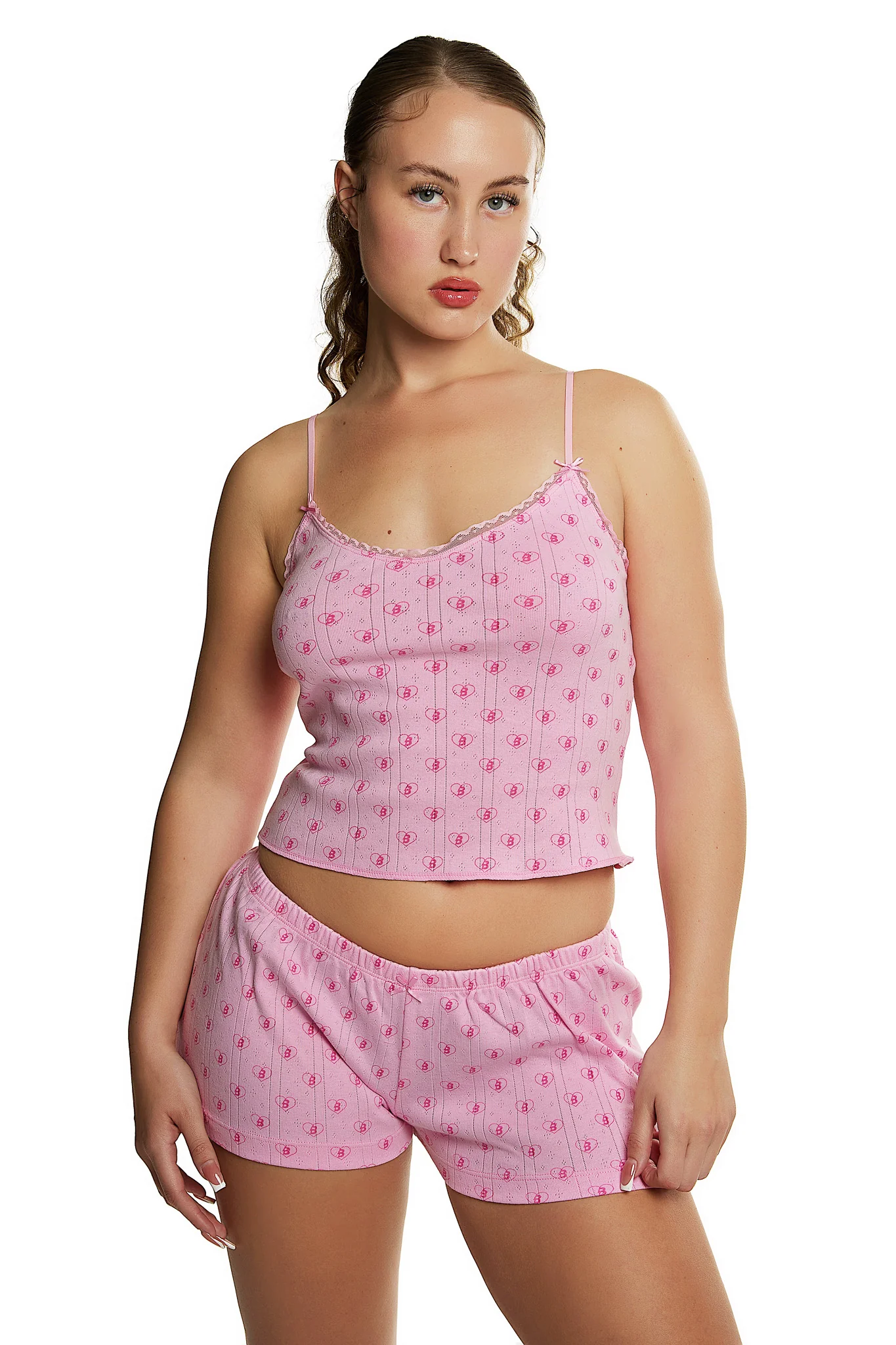 HOMEBODY PAJAMA SHORTS (PINK)