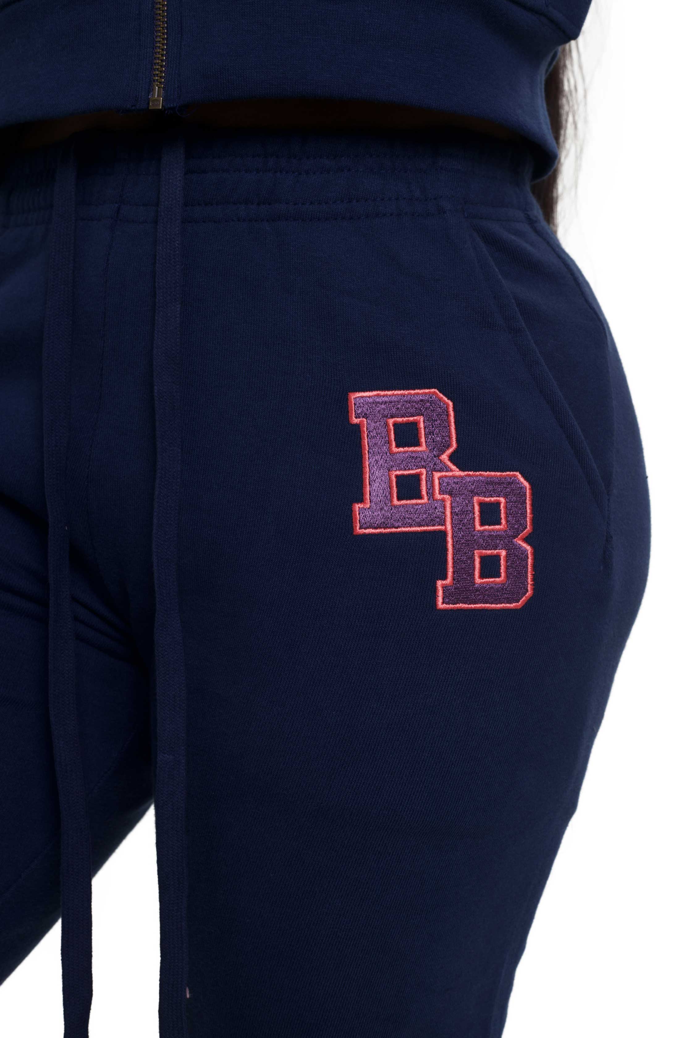 BODY UNIVERSITY SWEATPANTS (NAVY/SALMON)