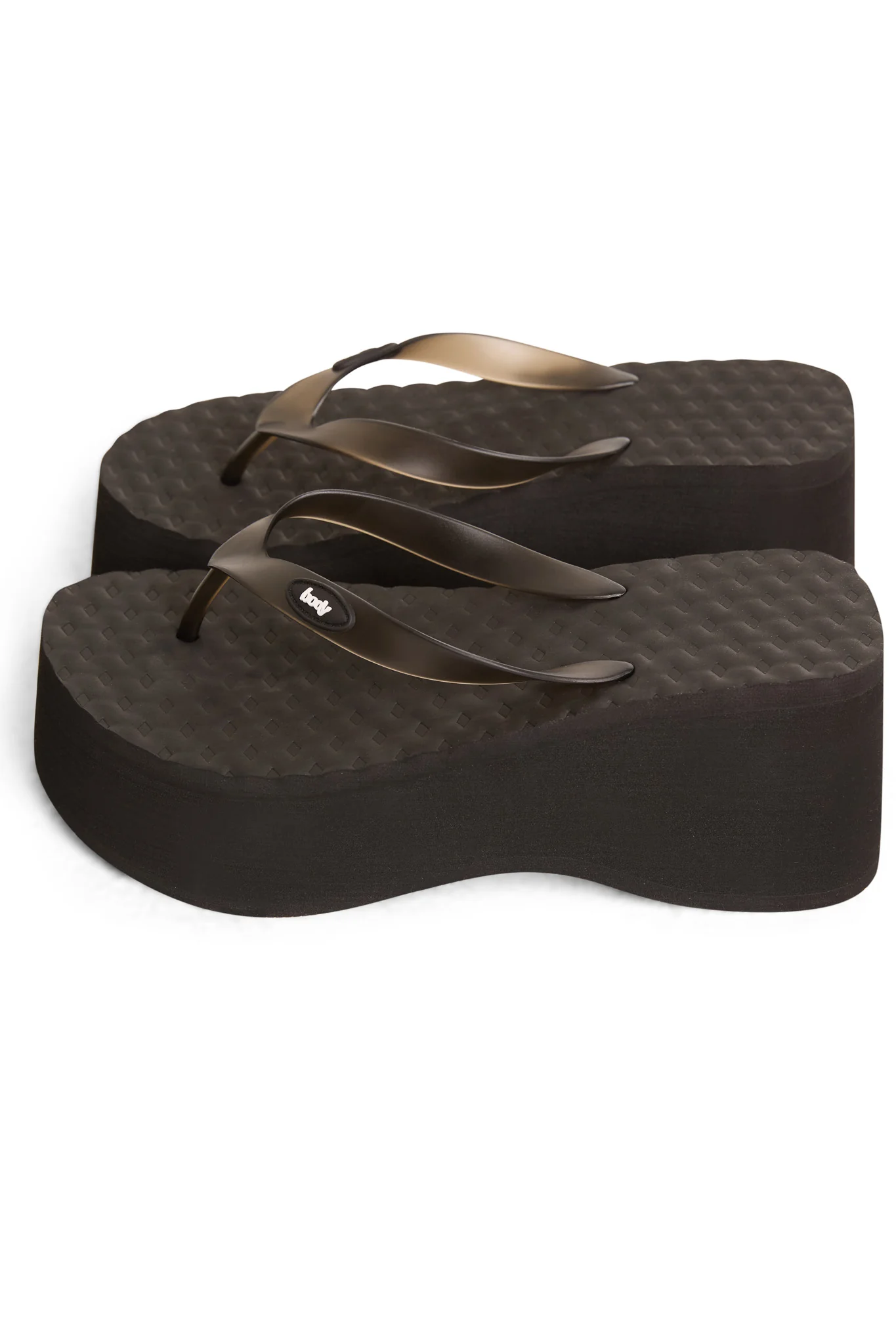 BODY FLIP FLOPS (BLACK THIN STRAP)