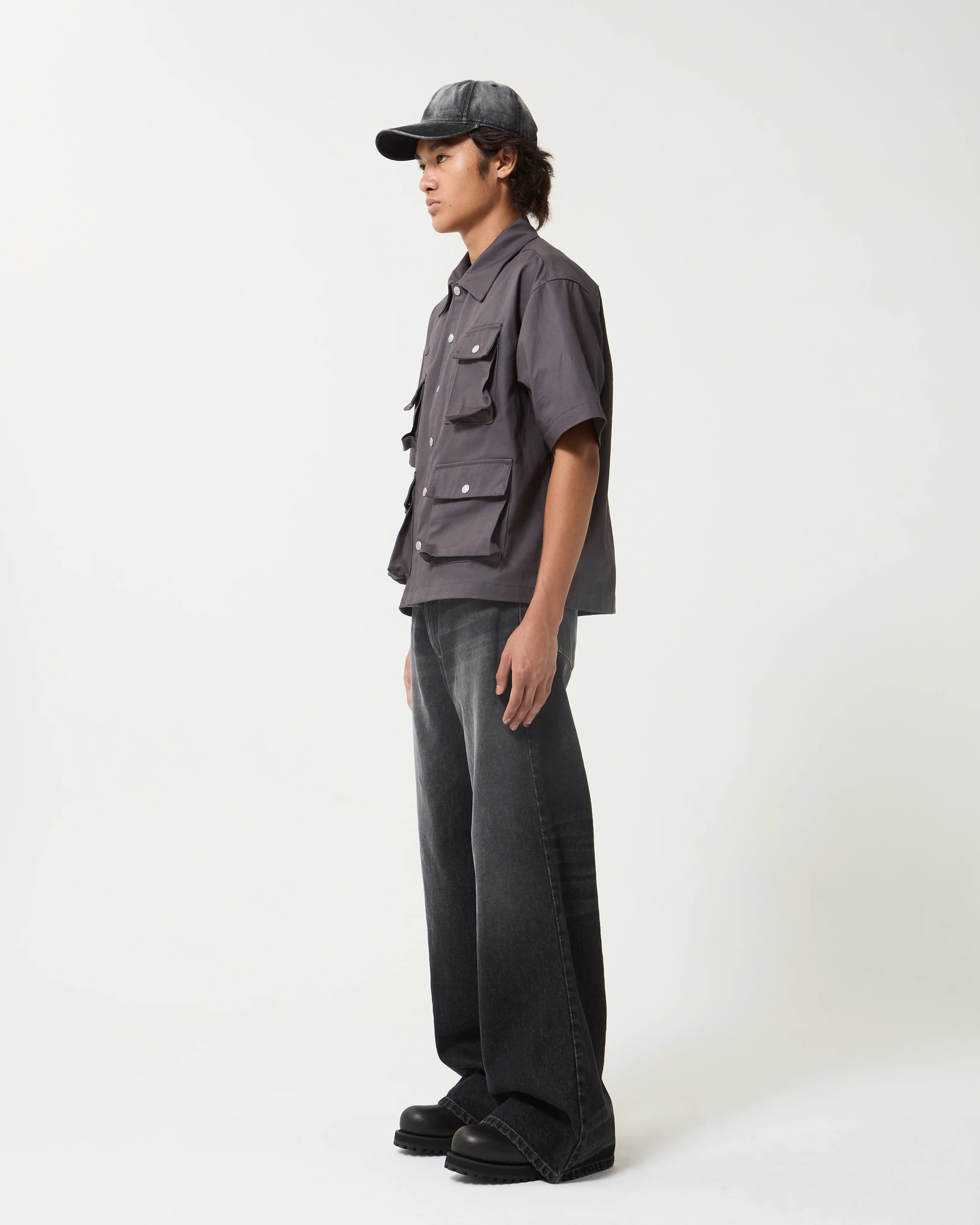 Charcoal Denim Dad Hat