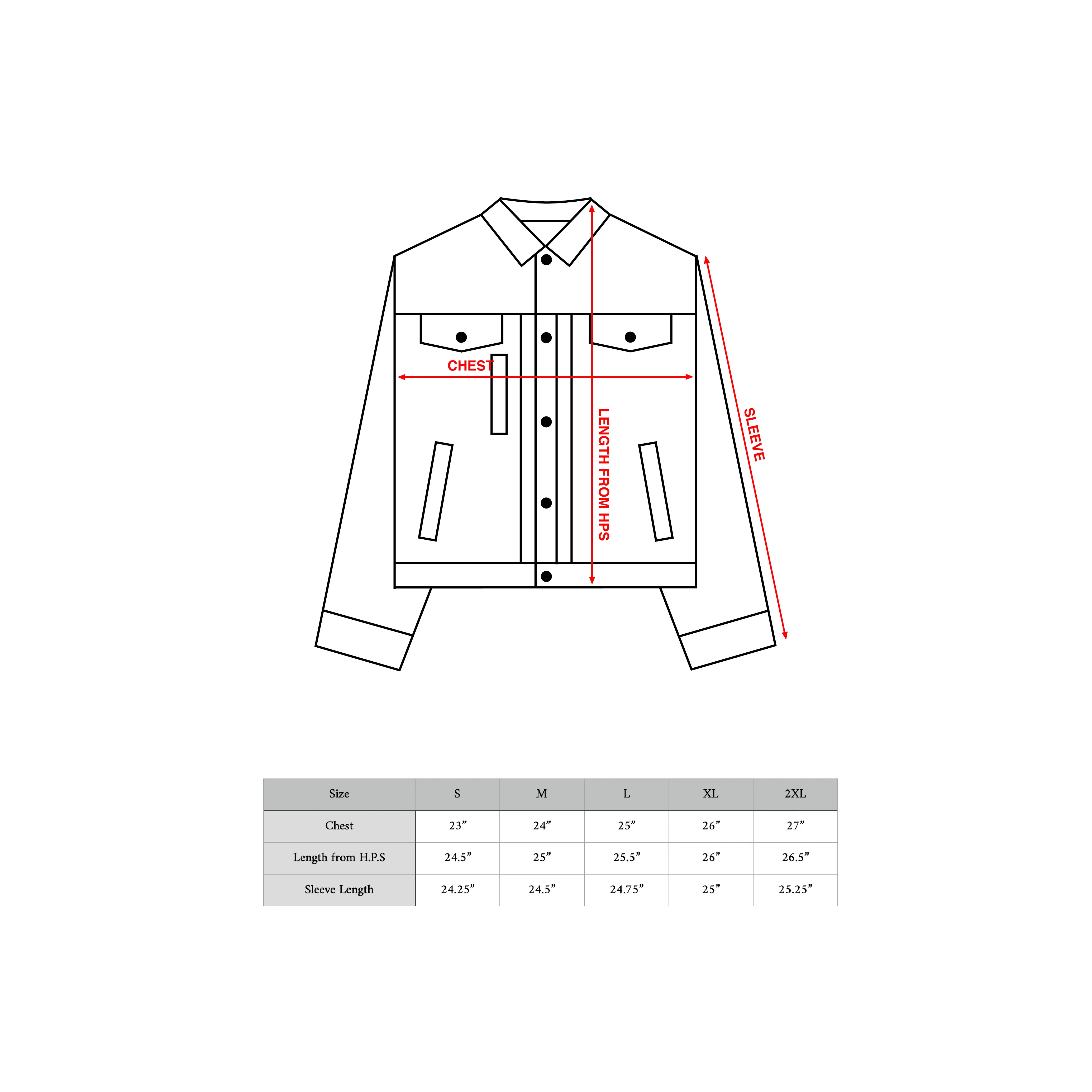 Charcoal Denim Jacket