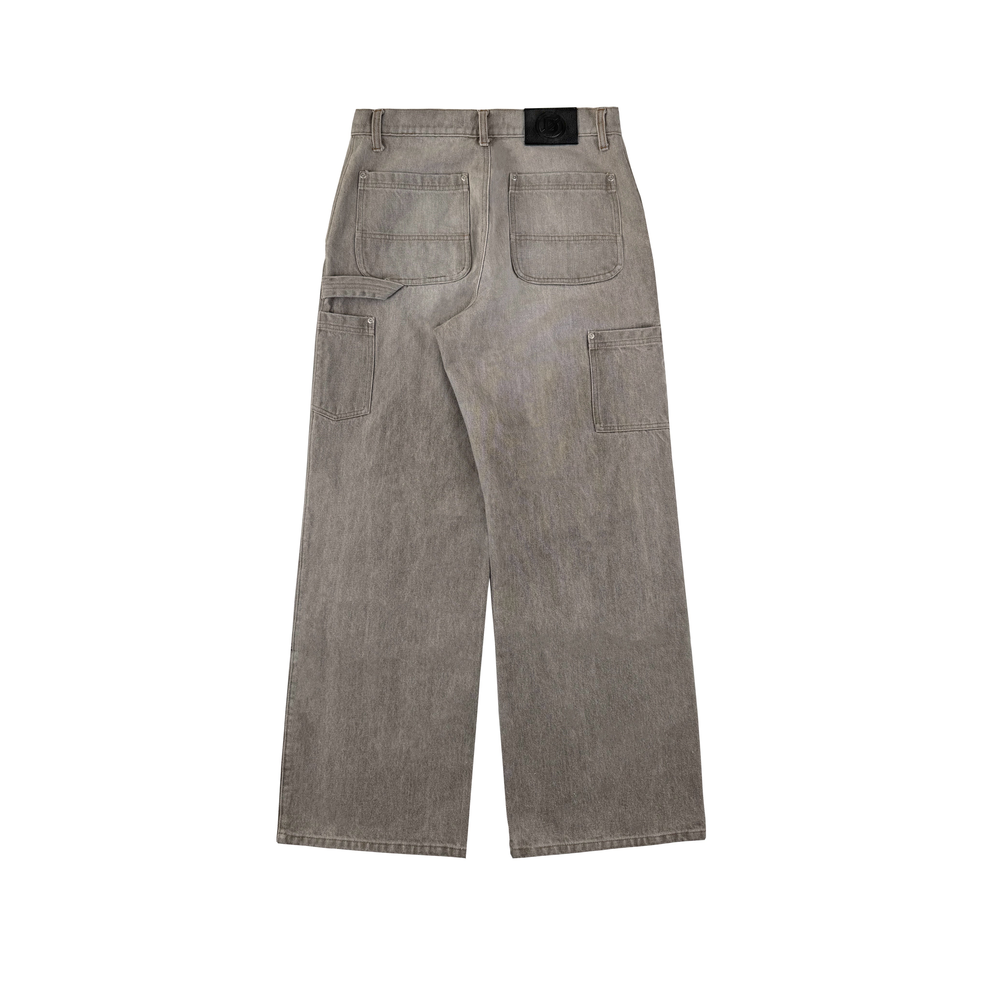 Bleach Denim Double Knee