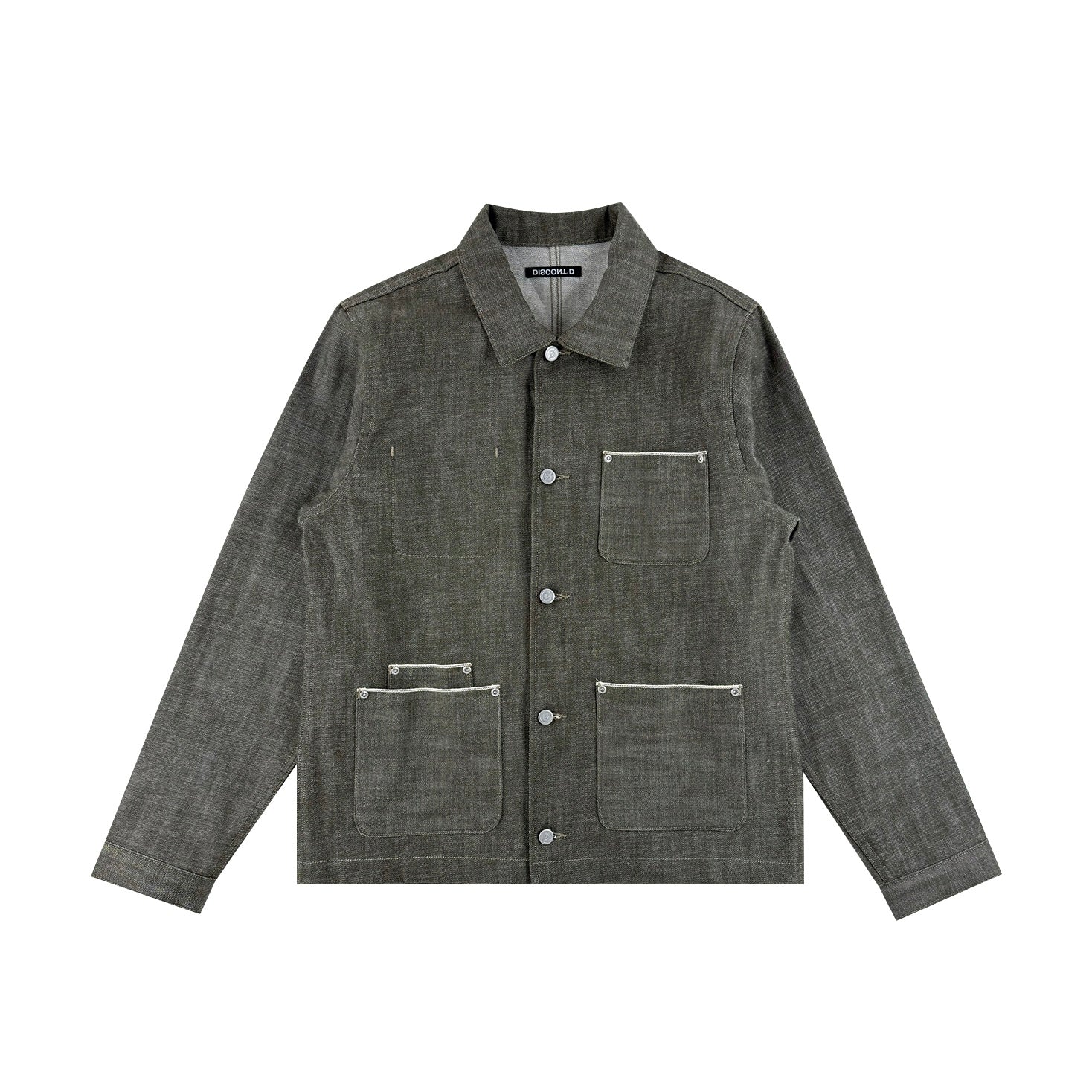 Olive Selvedge Chore Coat