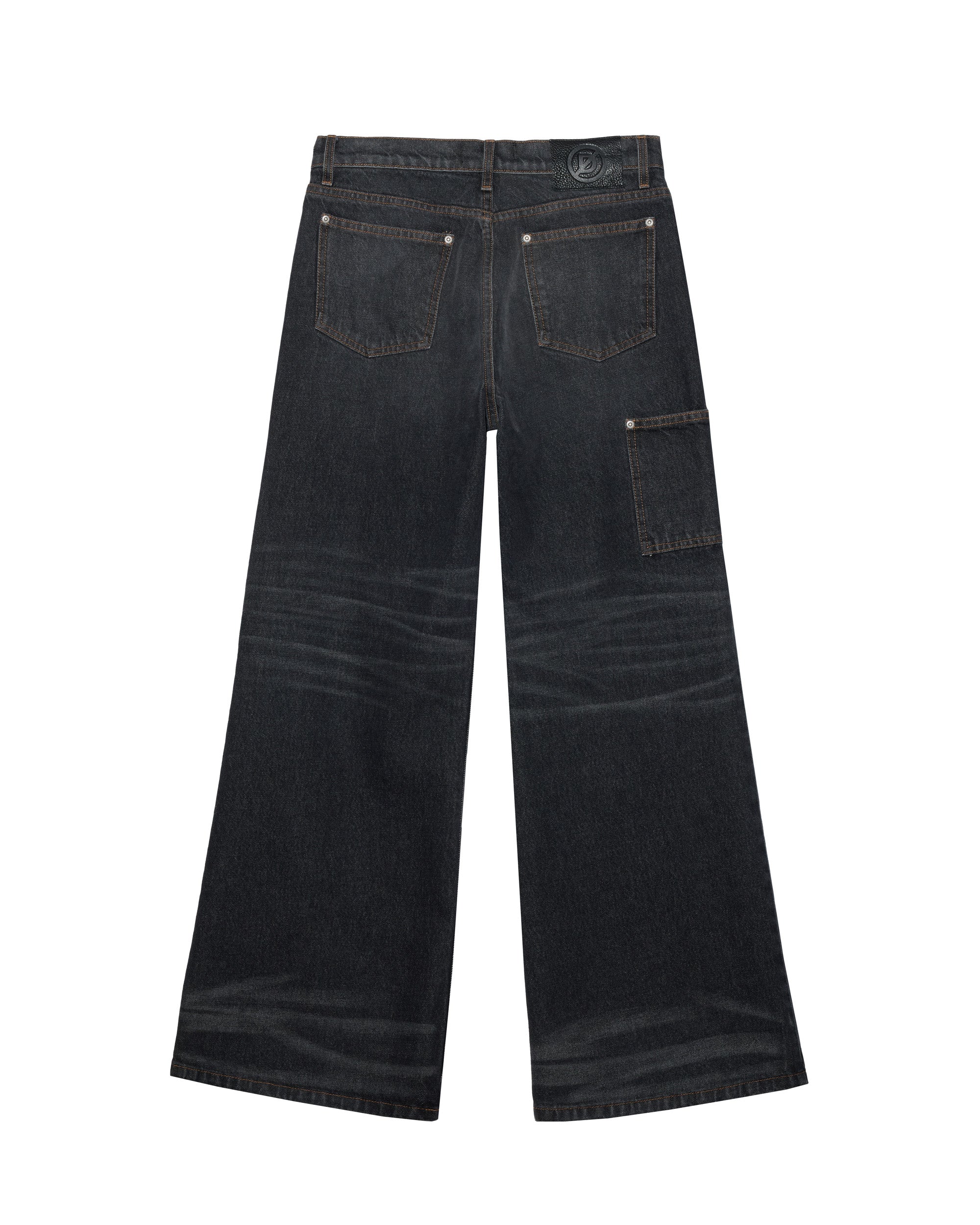 Charcoal Flared Denim