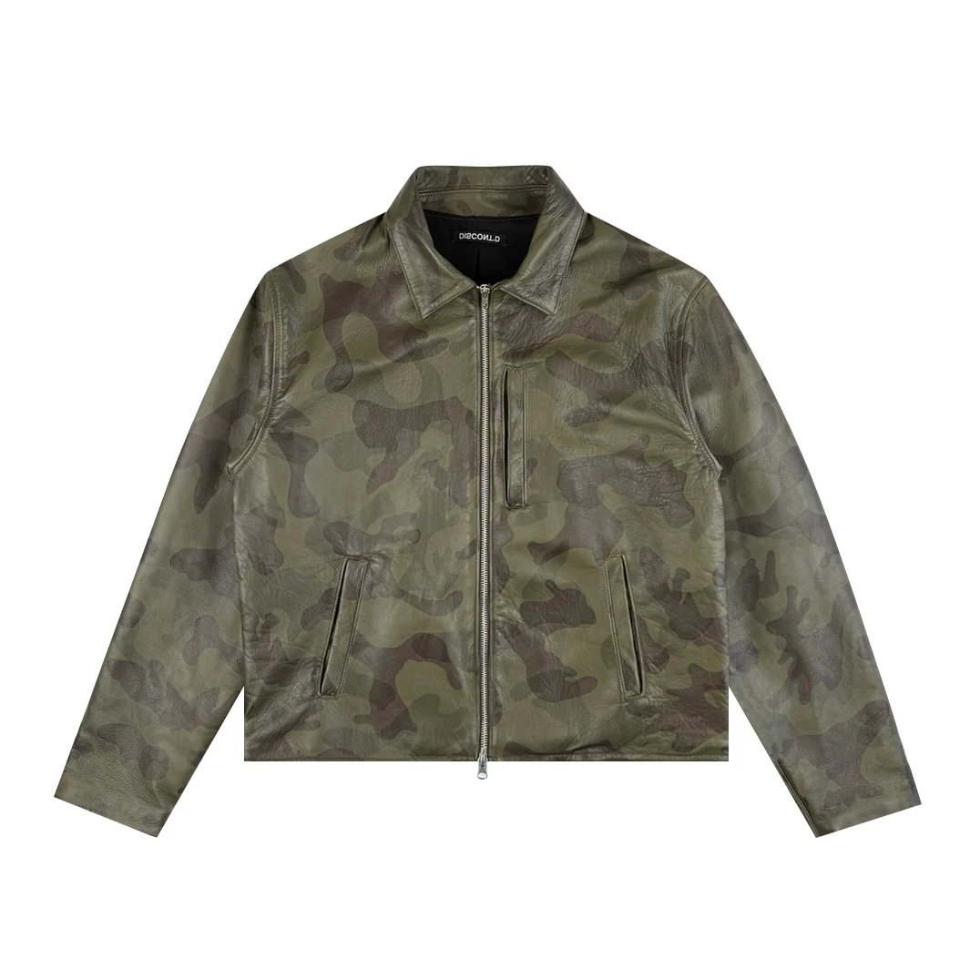 Camouflage Leather Field Jacket