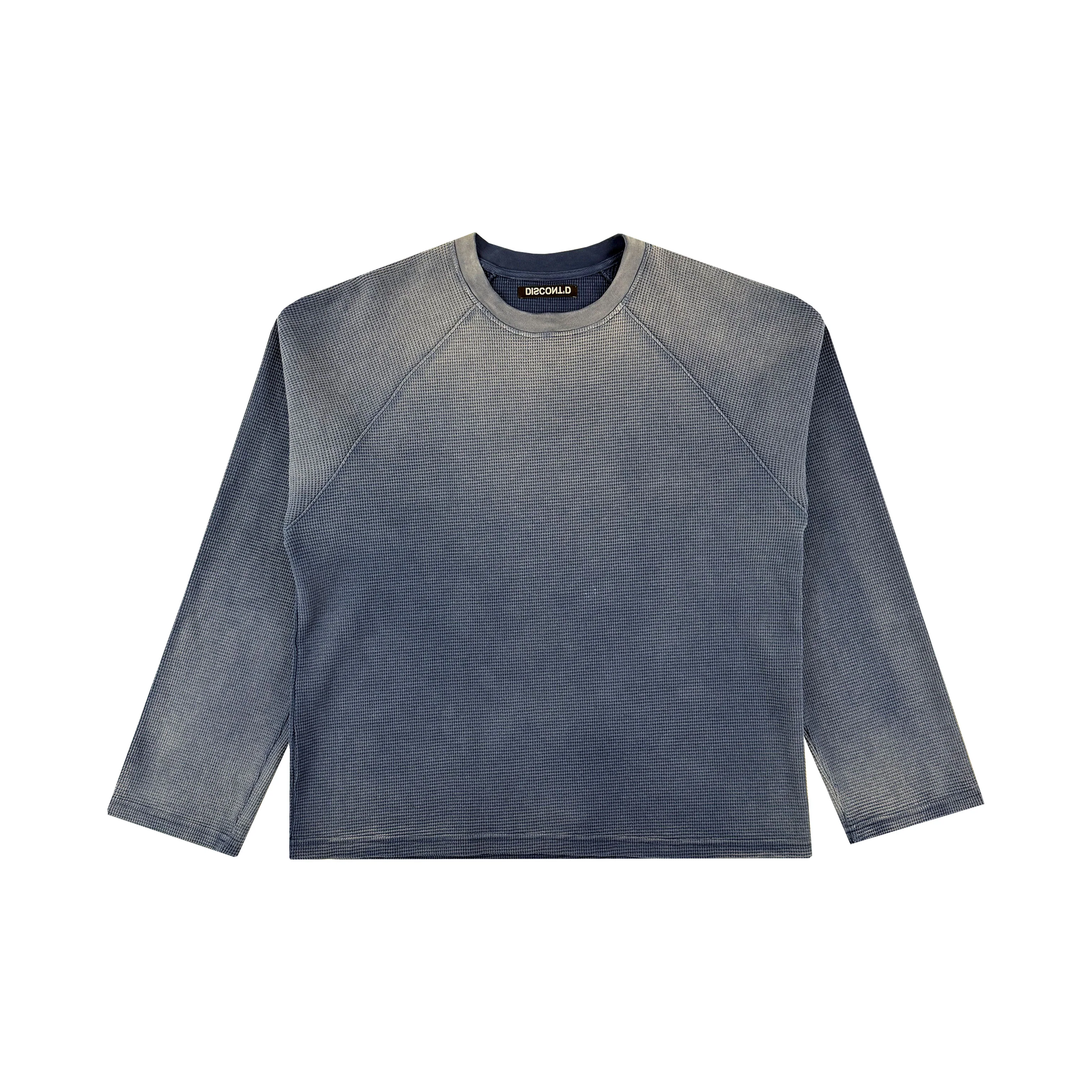 Navy Sunfaded Raglan Thermal