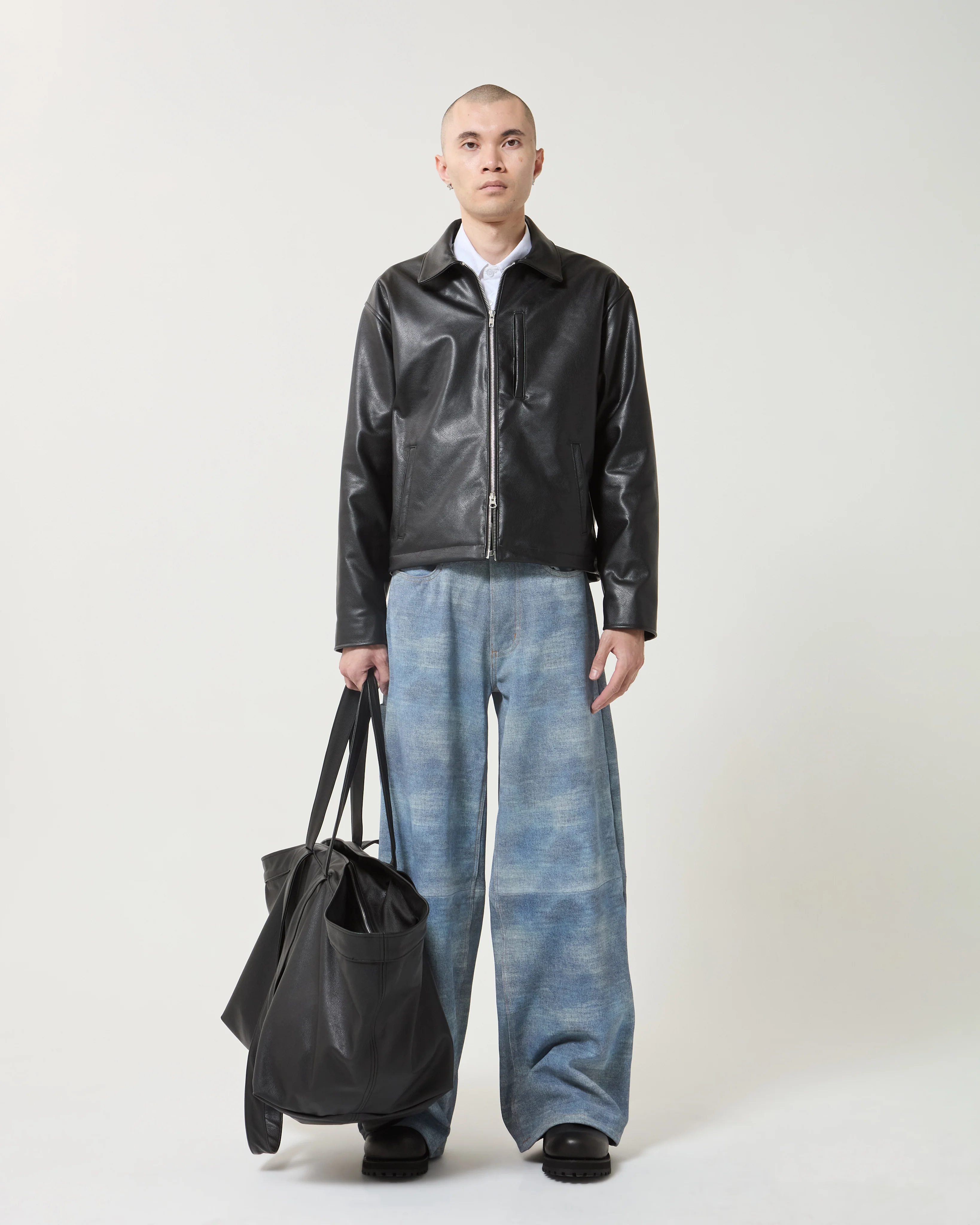 Leather Field Jacket