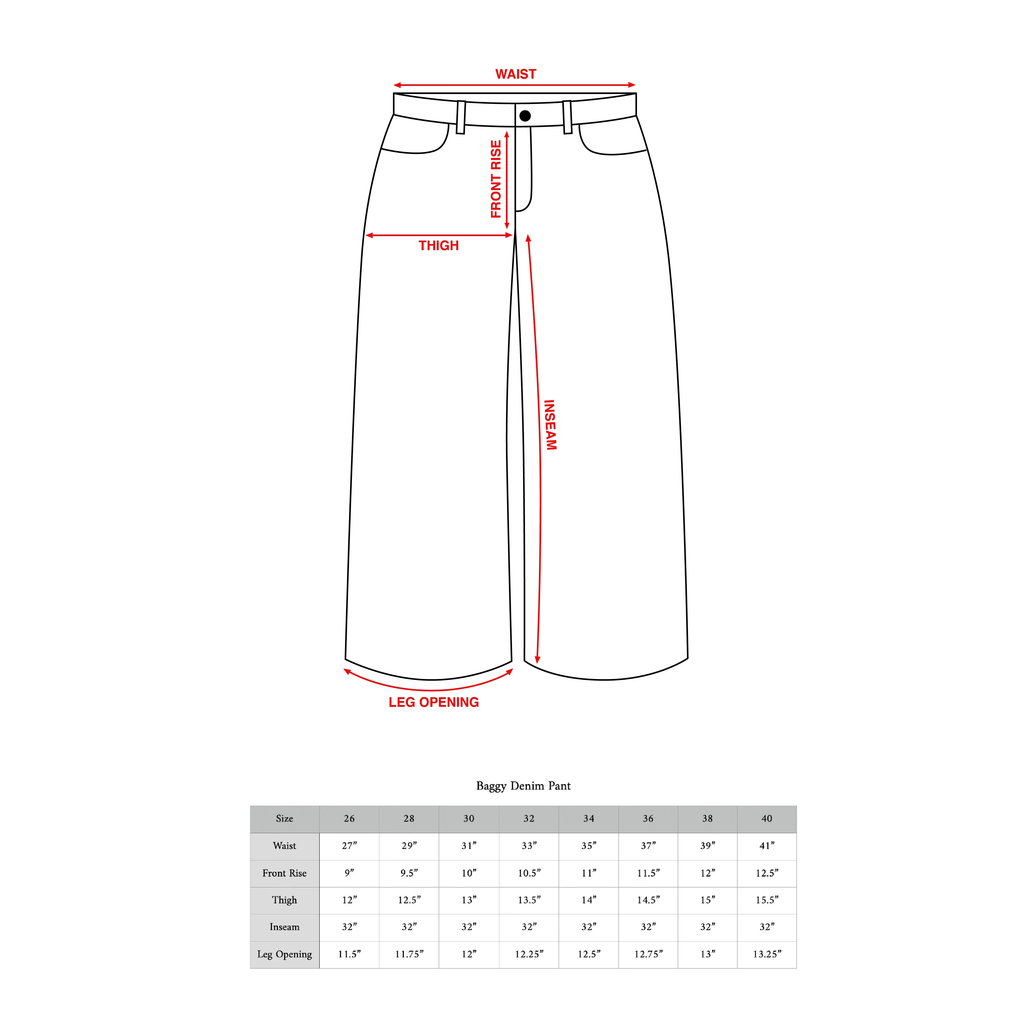 Jet Selvedge Baggy Denim V2