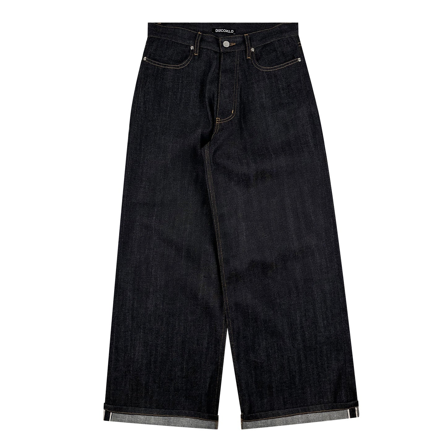Black Selvedge Baggy Denim