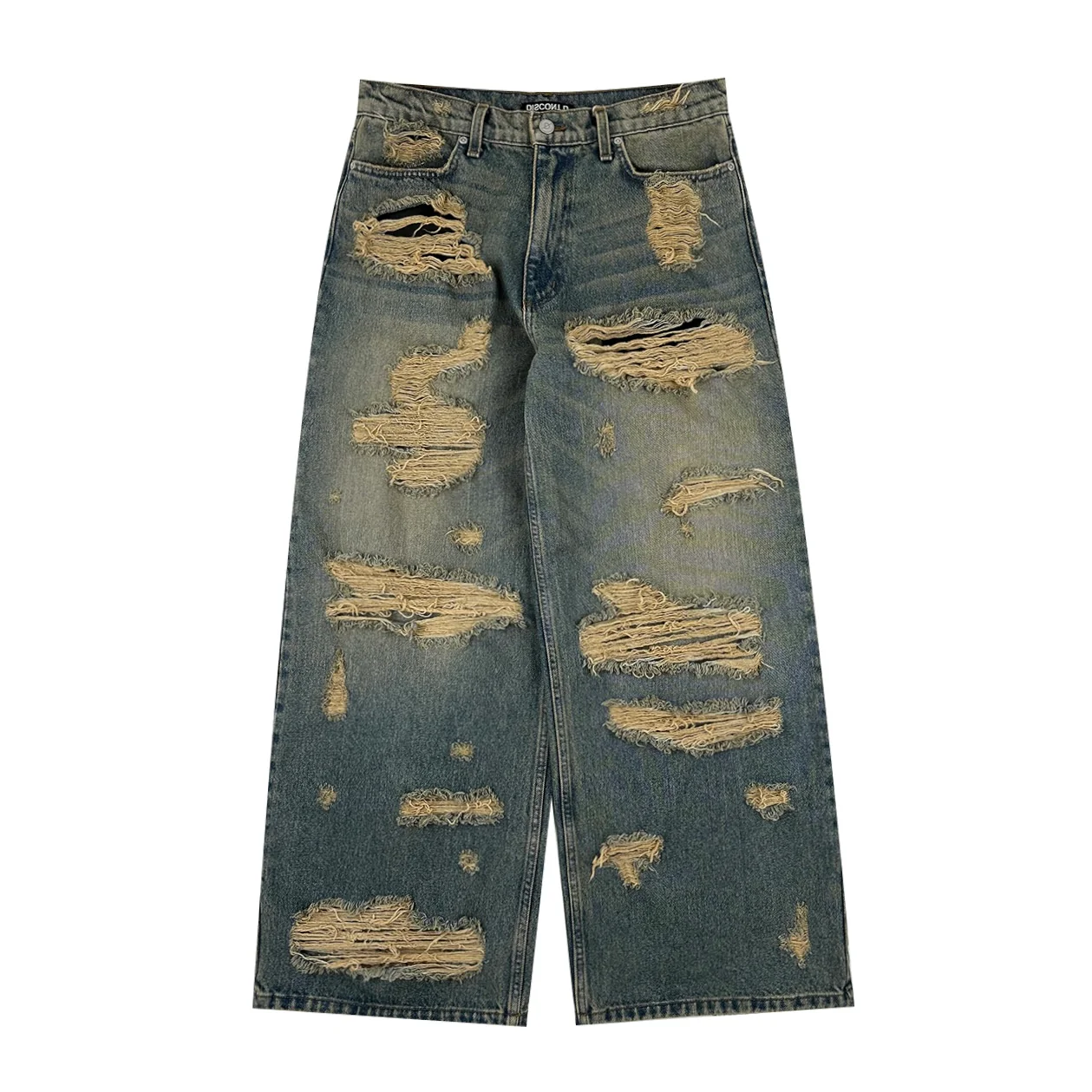 Destroyed Desert Baggy Denim