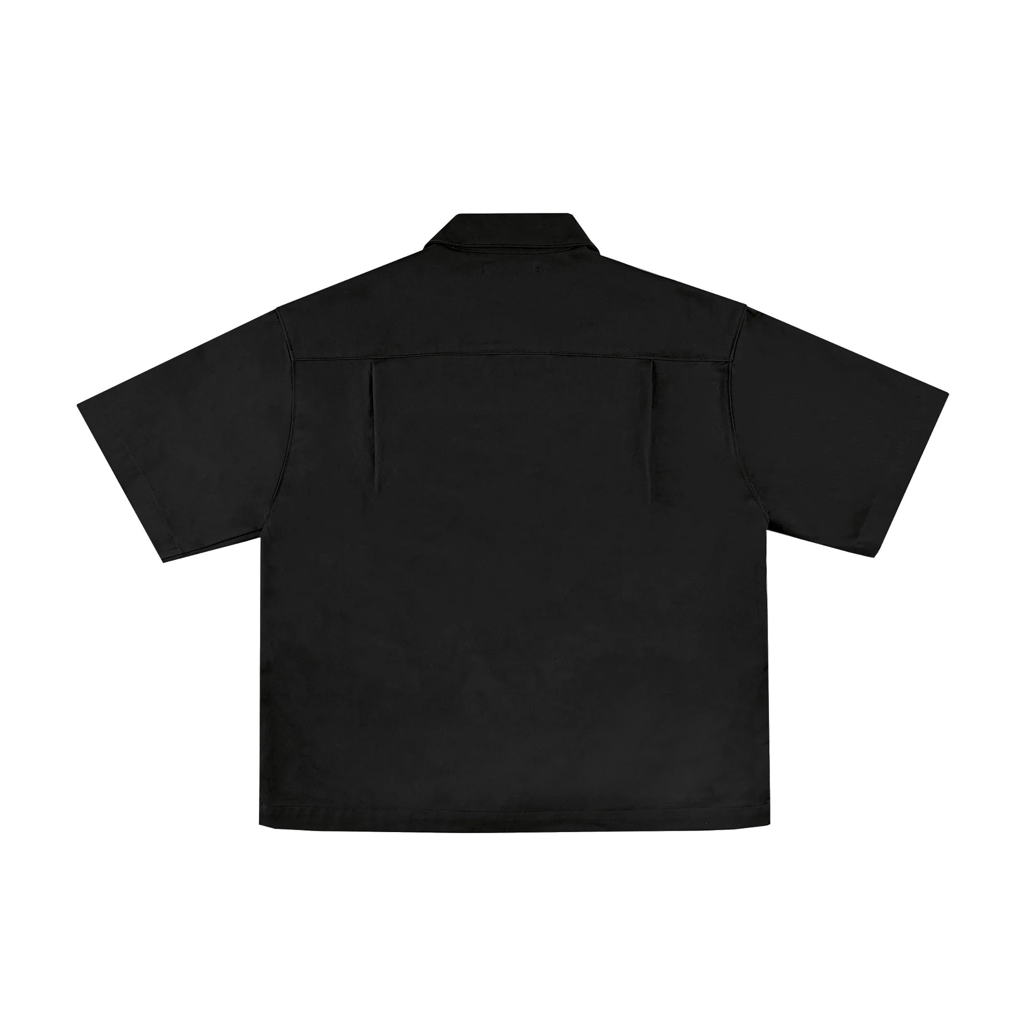 Black Cargo Button Up