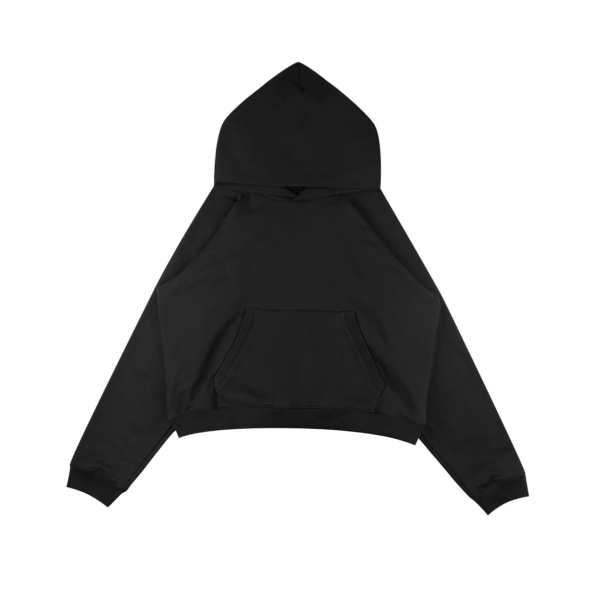 Black Raglan Hoodie