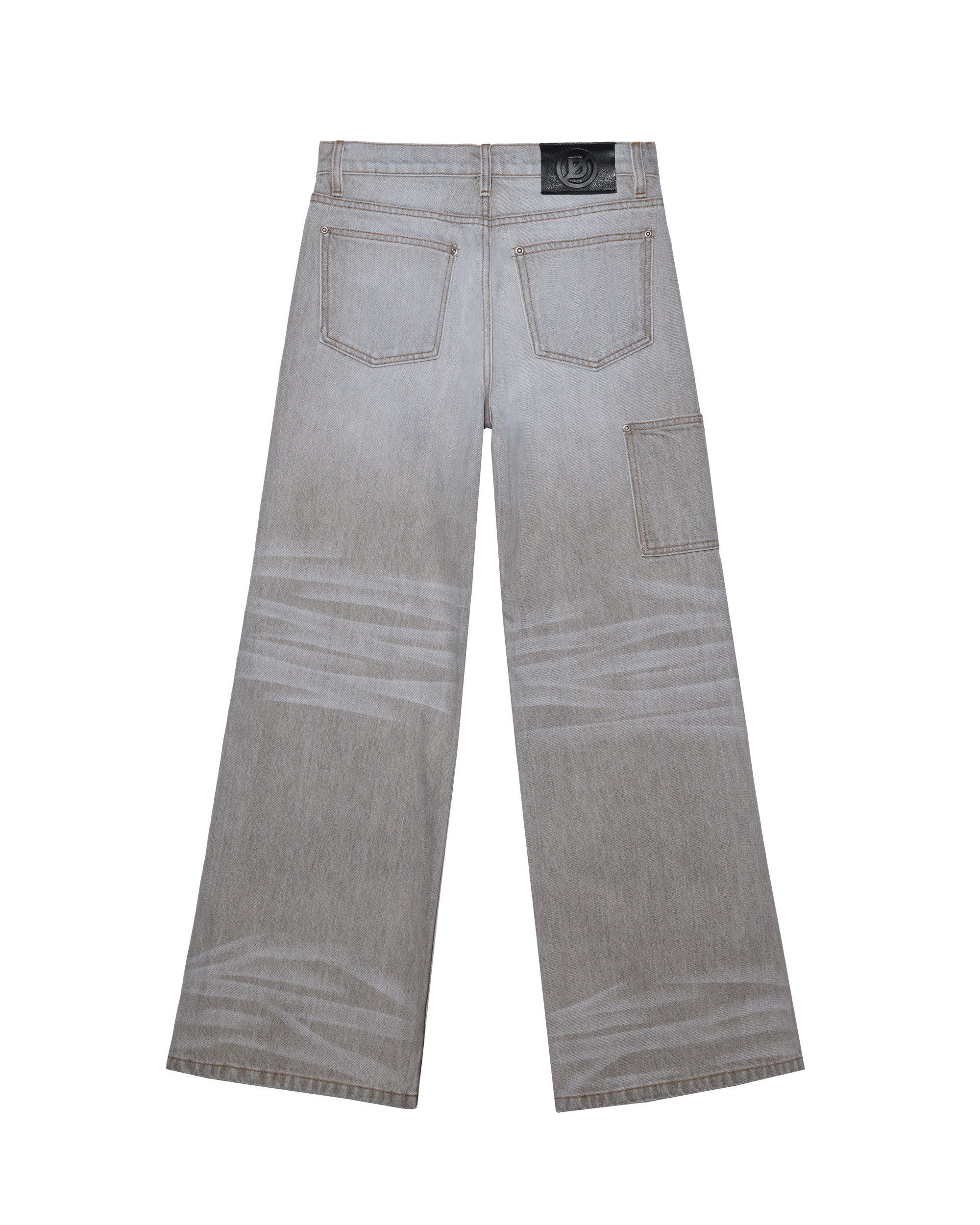 Bleach Flared Denim