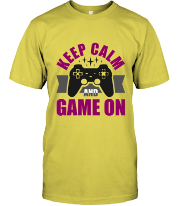 Yellow Unisex Keep Calm T-Shirt
