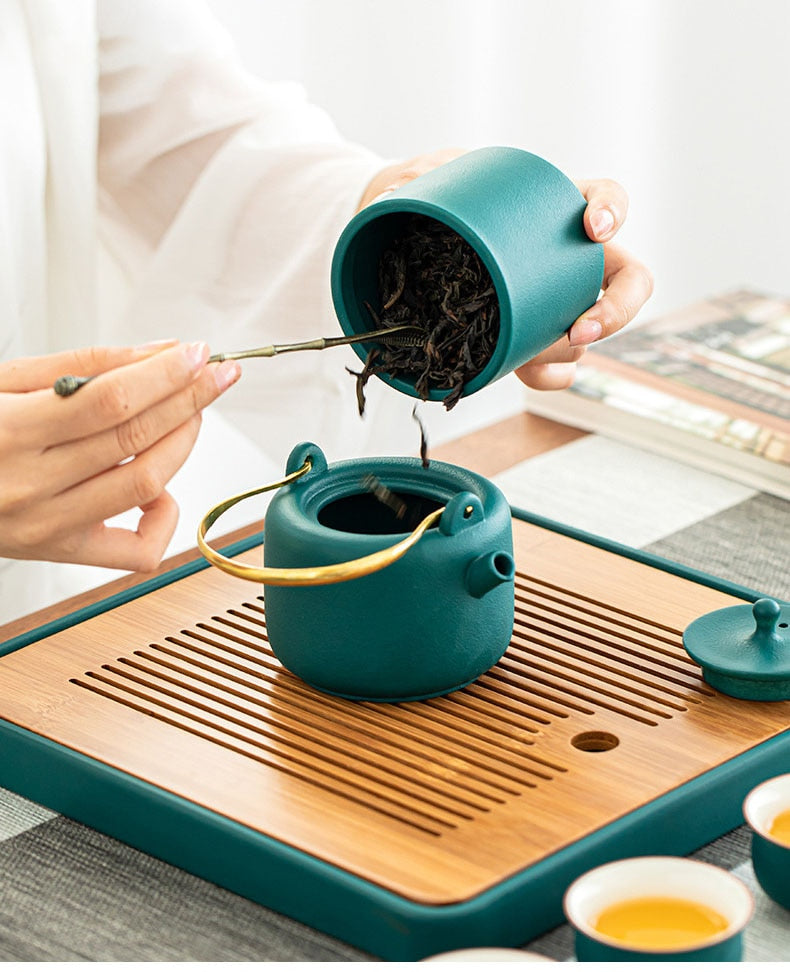 Mini Japanese ceramic tea box