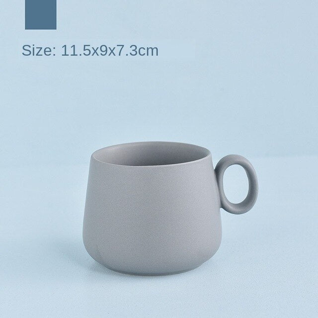 Ceramic pink tea cup