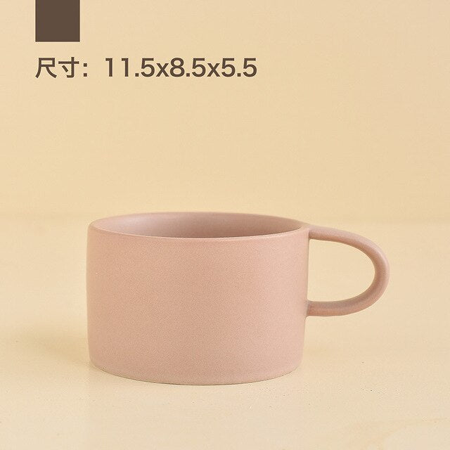colorful ceramic cup