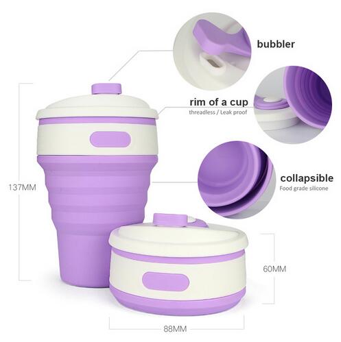 Silicone coffee cup