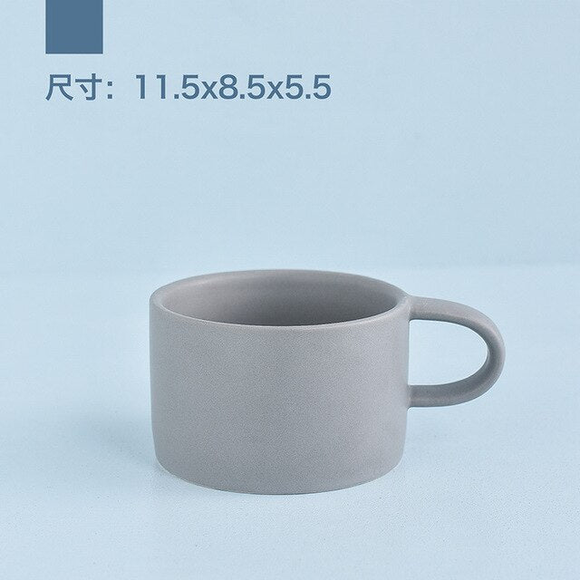 colorful ceramic cup