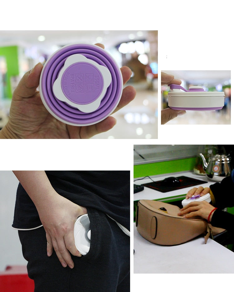 Silicone coffee cup