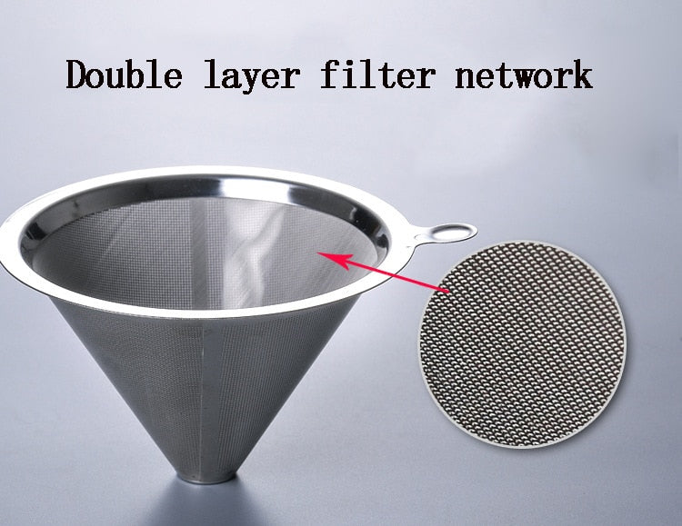 Glass coffee filter pot