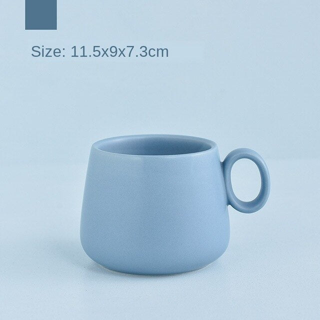 Ceramic pink tea cup