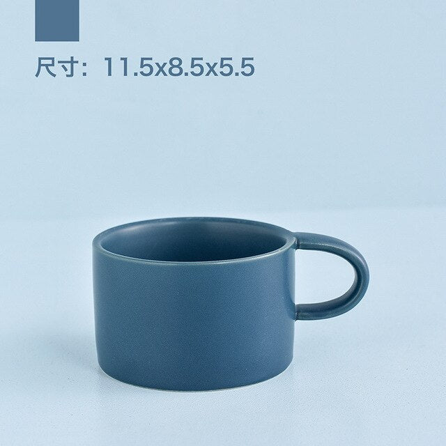 colorful ceramic cup