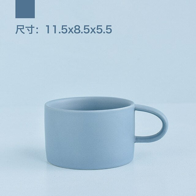 colorful ceramic cup