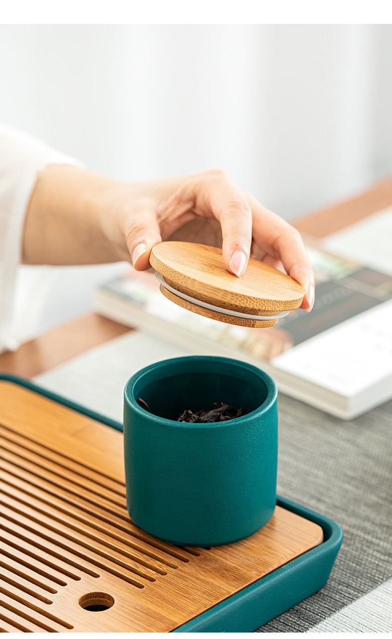 Mini Japanese ceramic tea box
