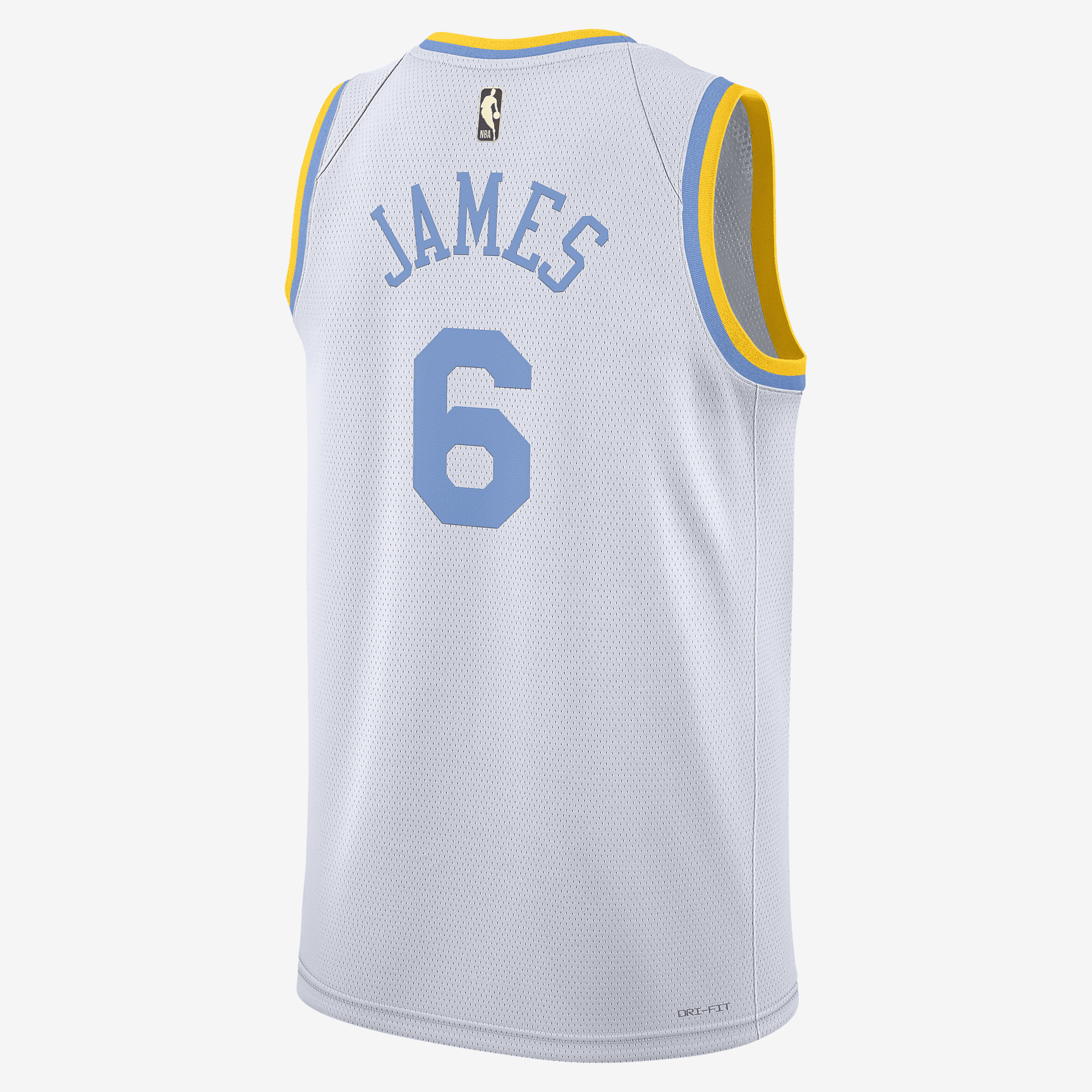 Los Angeles Lakers Nike Dri-FIT NBA Swingman Jersey - White