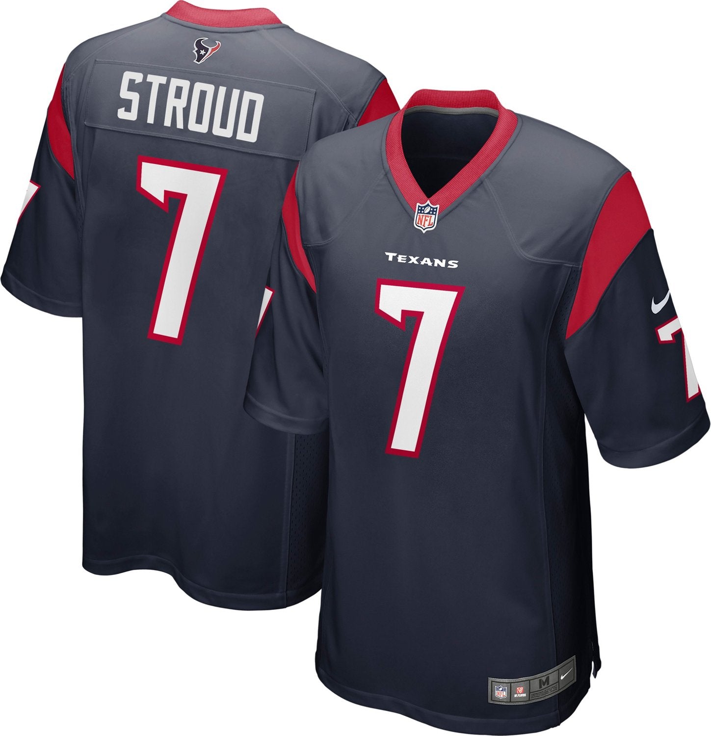 Nike Men's Houston Texans CJ Stroud 7 Home Game Jersey Fan Gear Nation
