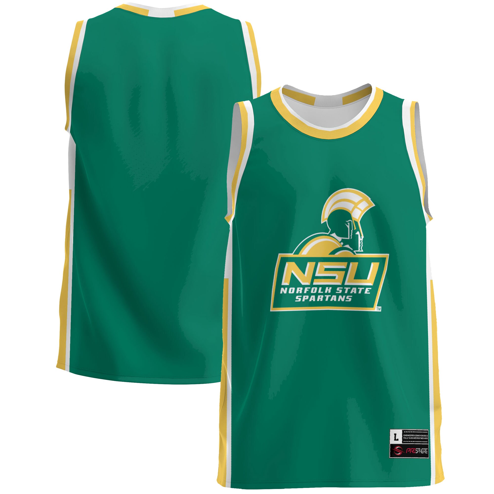 Norfolk State Spartans Basketball Jersey - Green