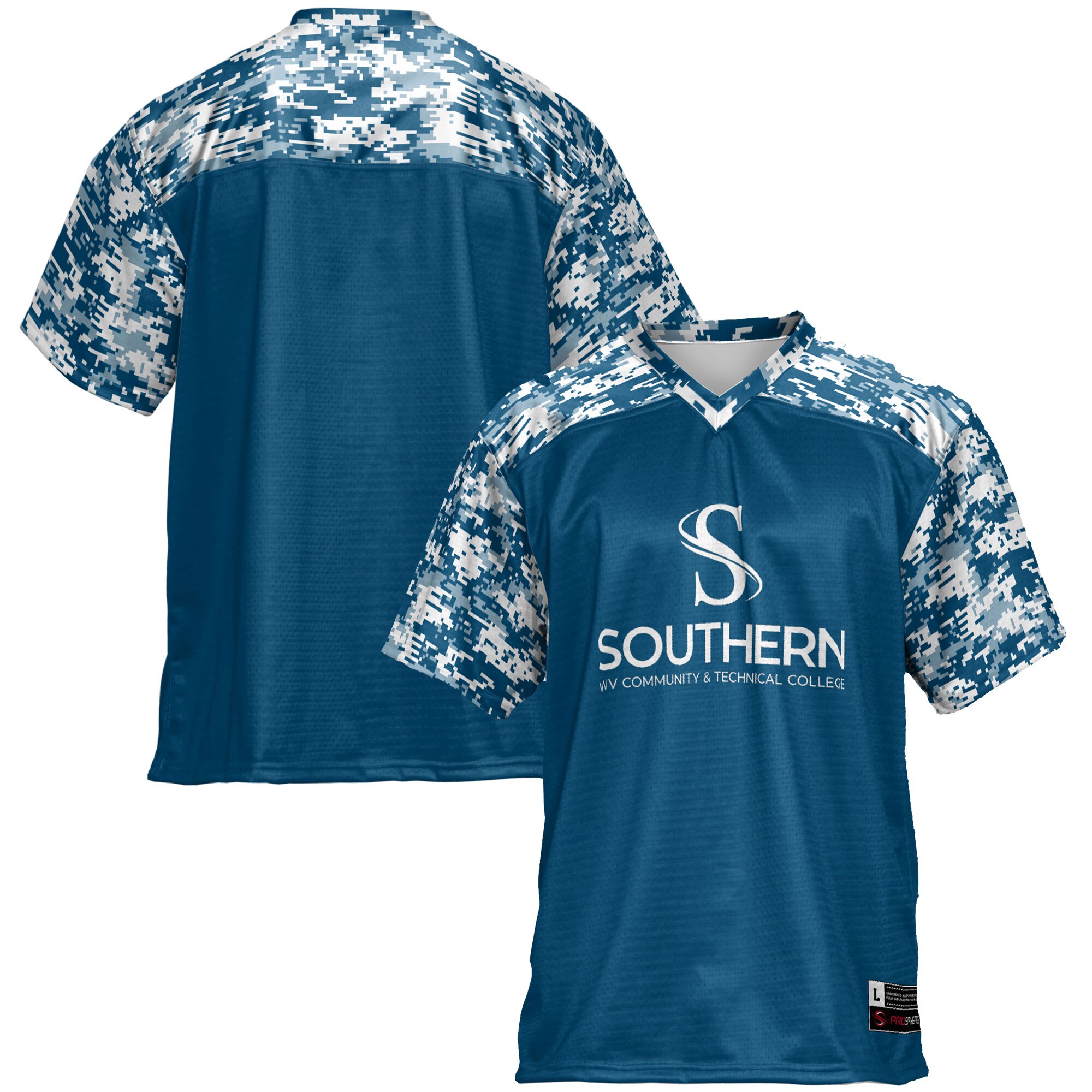 Southern West Virginia Community and Technical College ProSphere Youth Football Jersey - Blue
