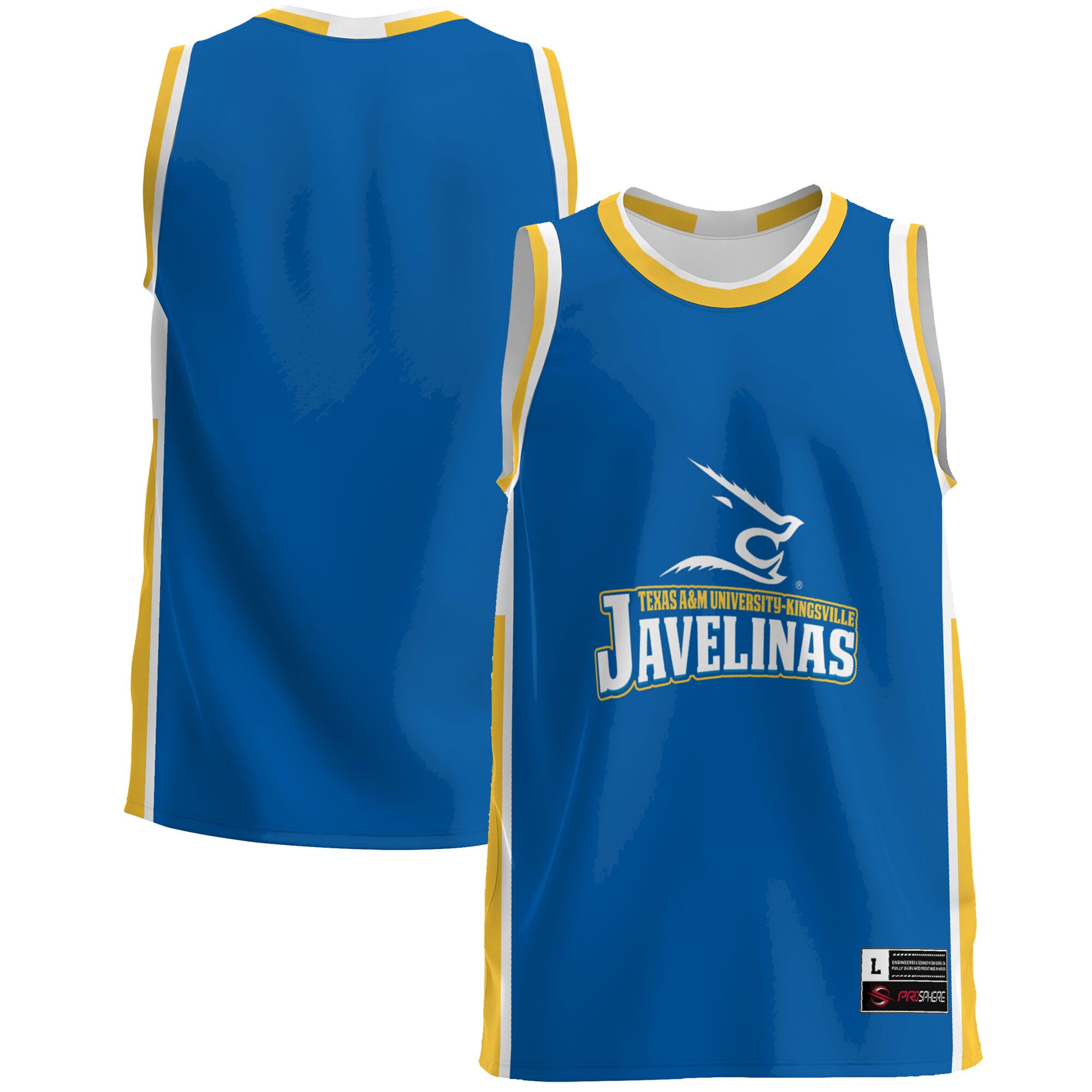 Texas A&M Kingsville Javelinas Basketball Jersey - Blue