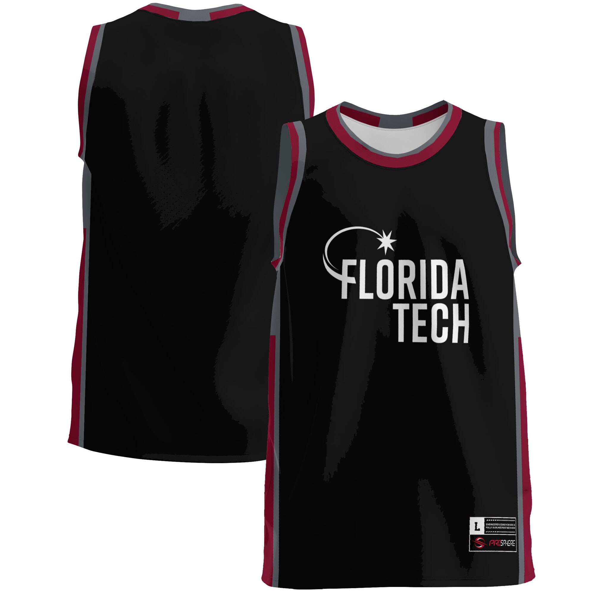 Florida Tech Panthers Basketball Jersey - Black
