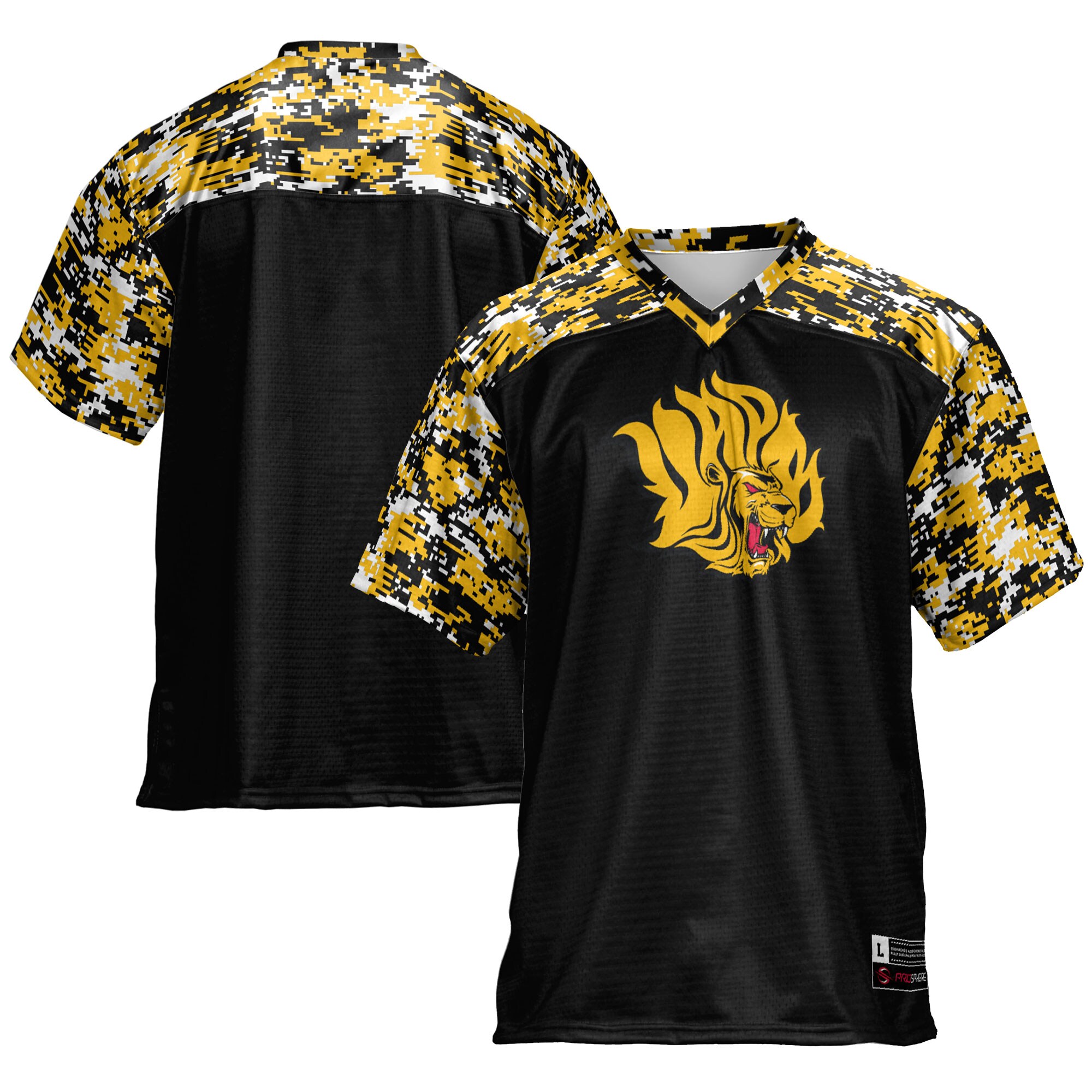 Arkansas Pine Bluff Golden Lions Football Jersey - Black