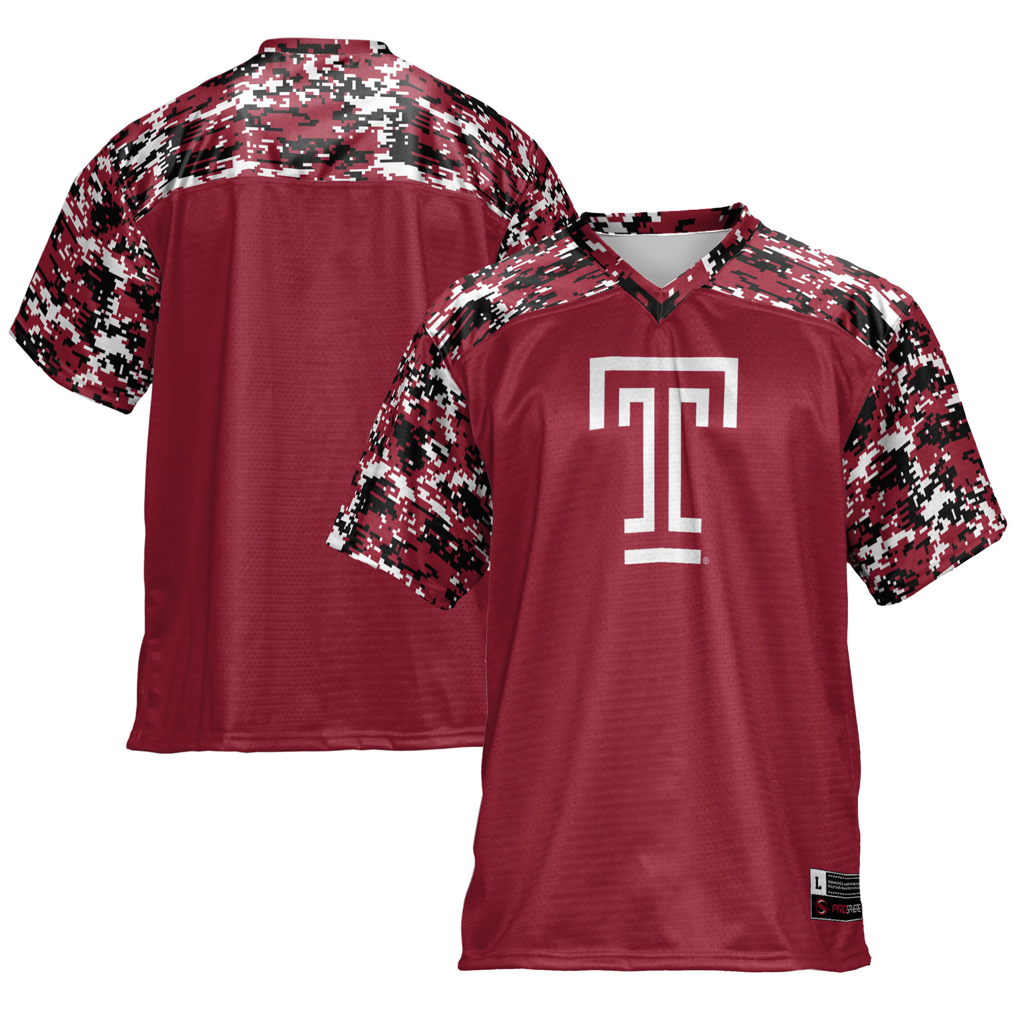 Temple Owls Football Jersey - Cherry