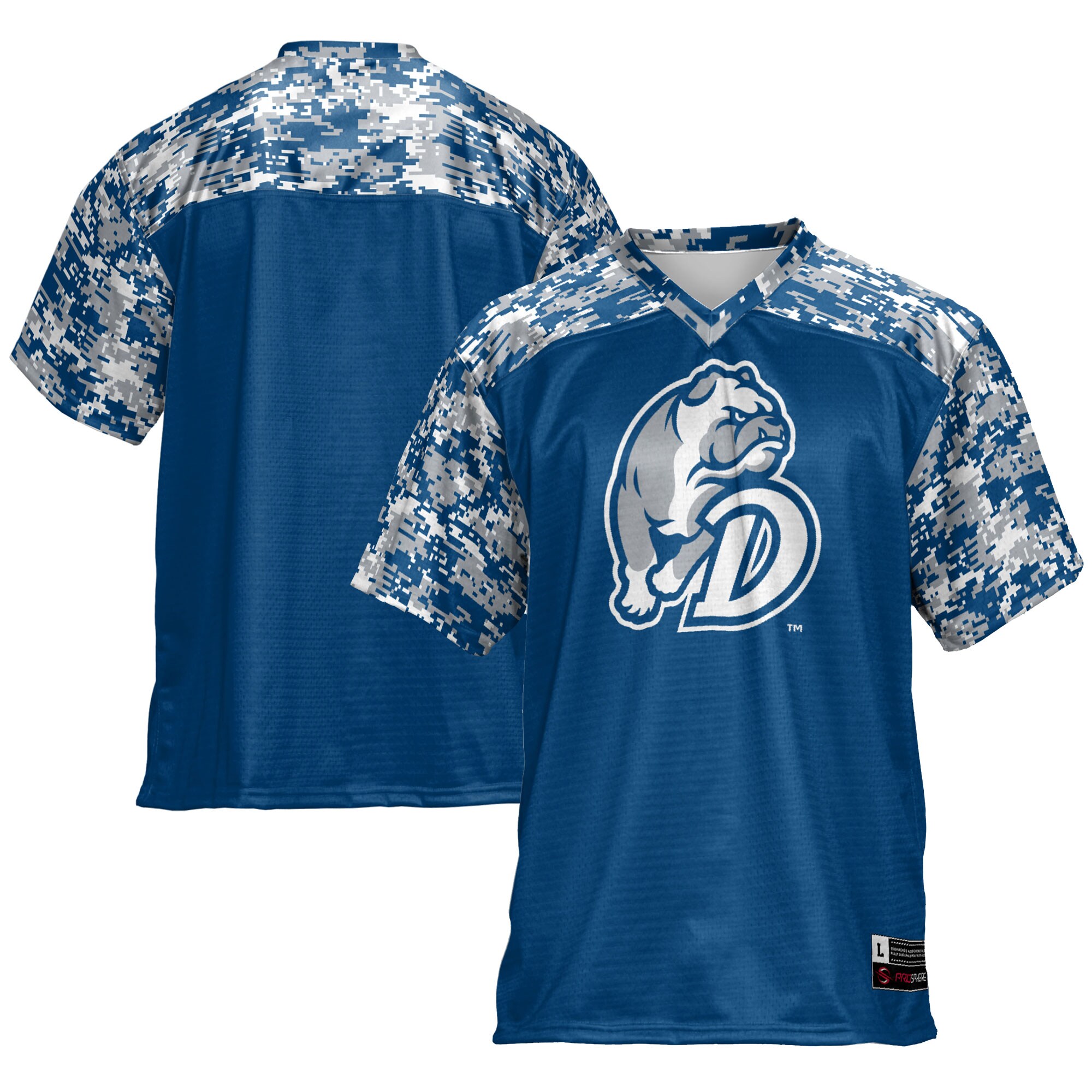 Drake Bulldogs Football Jersey - Blue