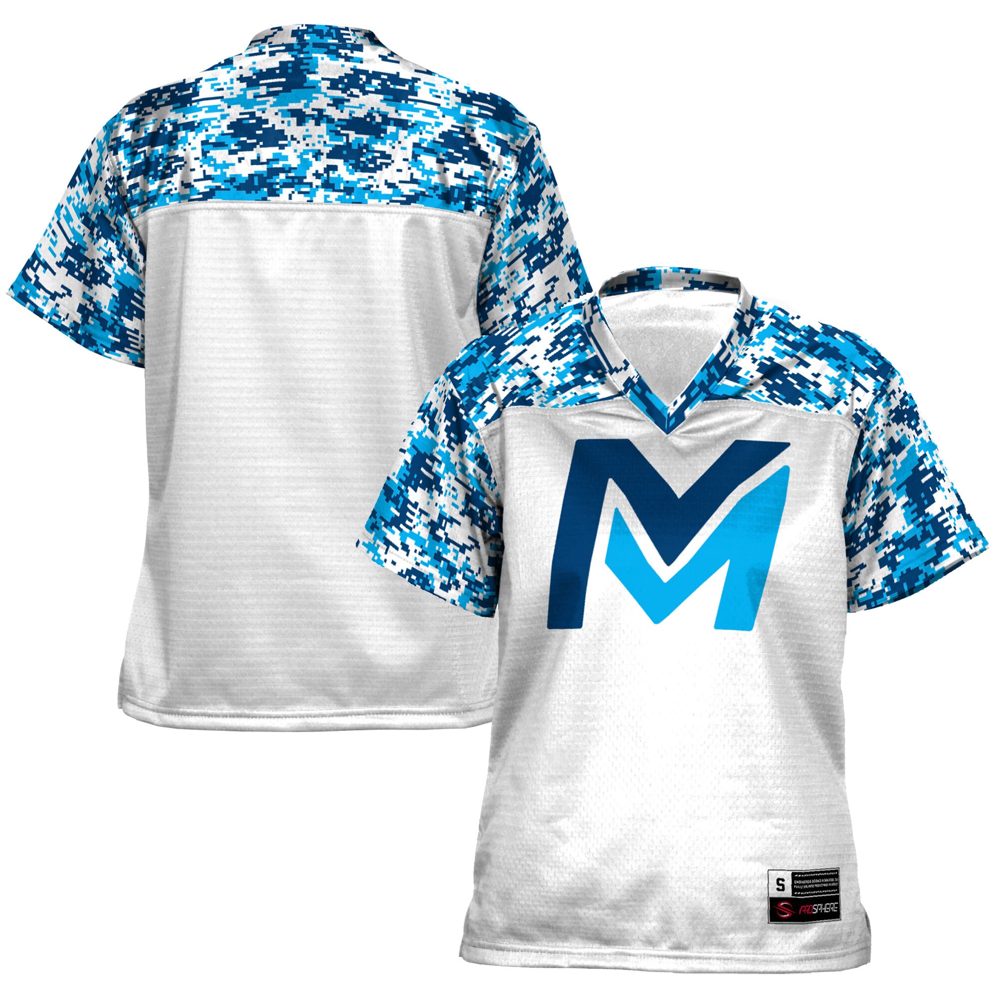 Mid Michigan College ProSphere Women's Football Jersey - White