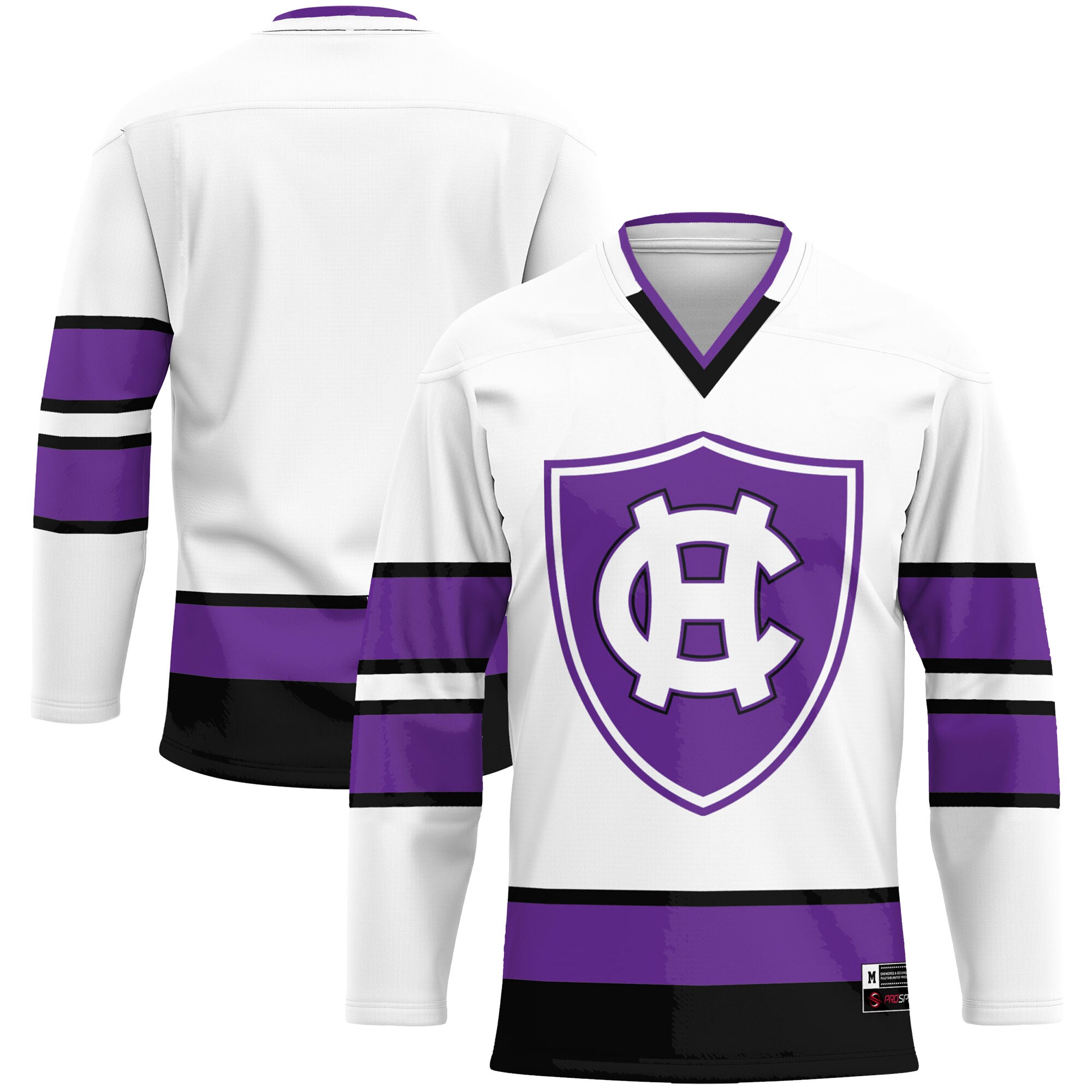 Holy Cross Crusaders Hockey Jersey - White