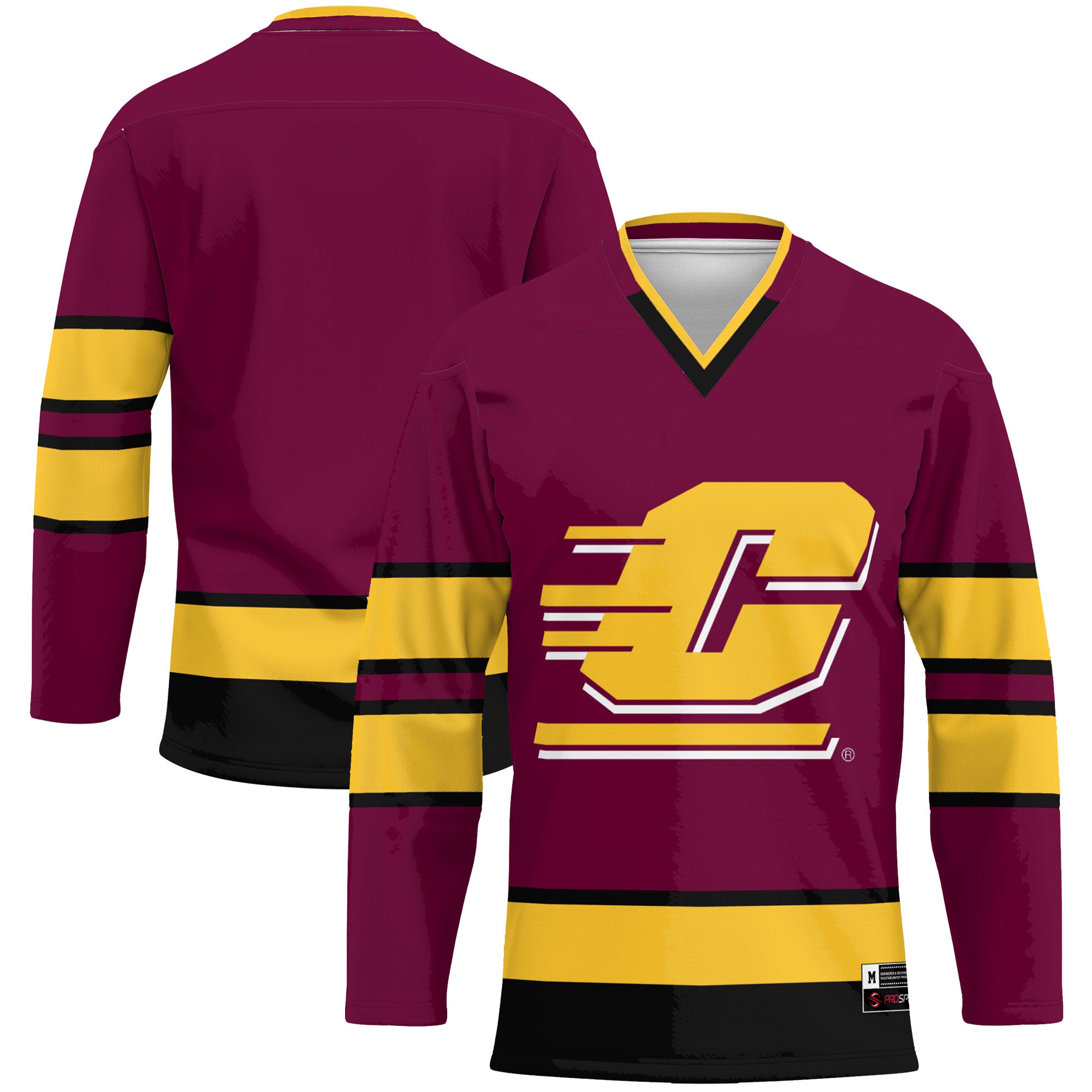 Central Michigan Chippewas Hockey Jersey - Maroon